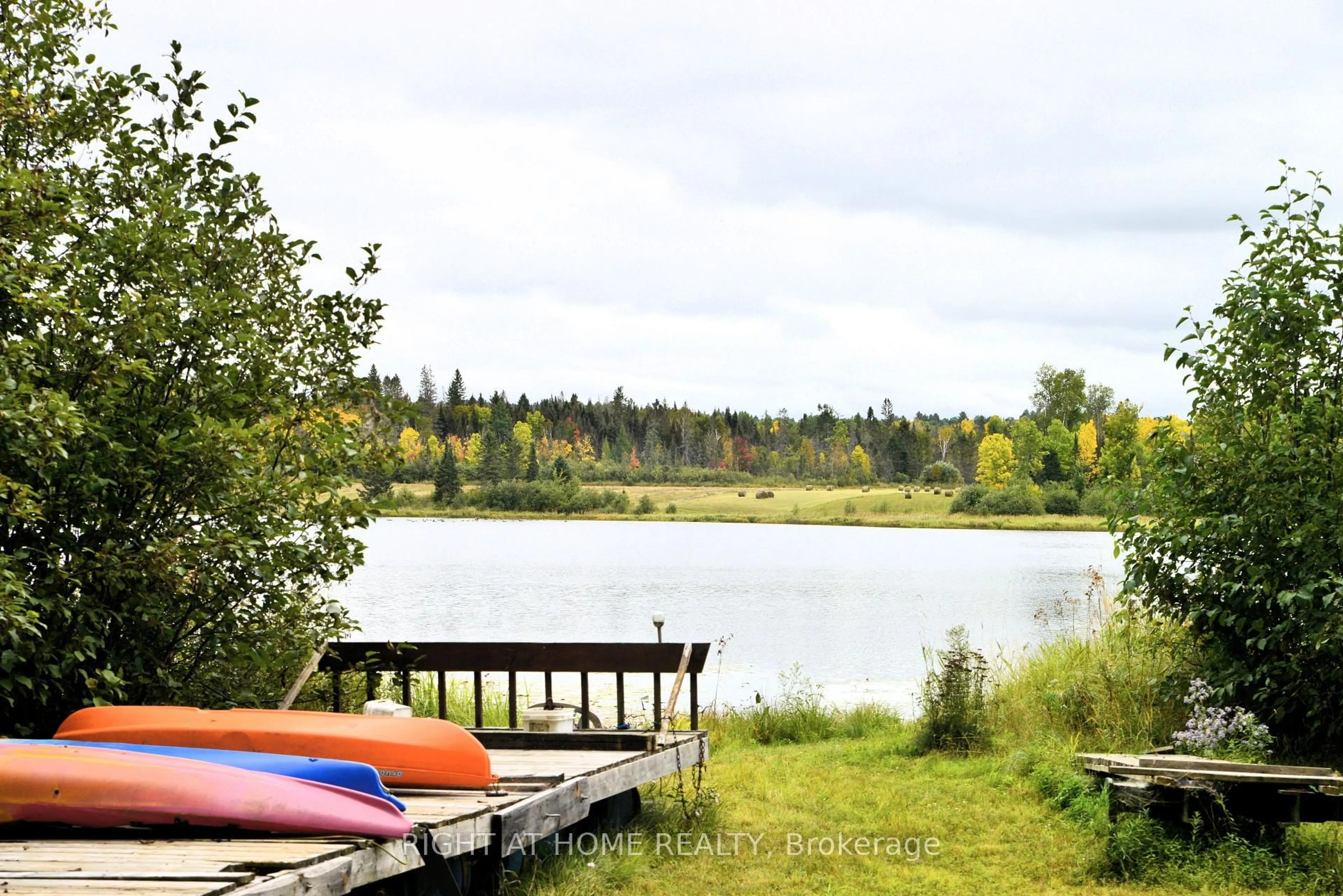 Patio, water/lake/river/ocean view for 618 HWY 630, Calvin Ontario P0H 1V0