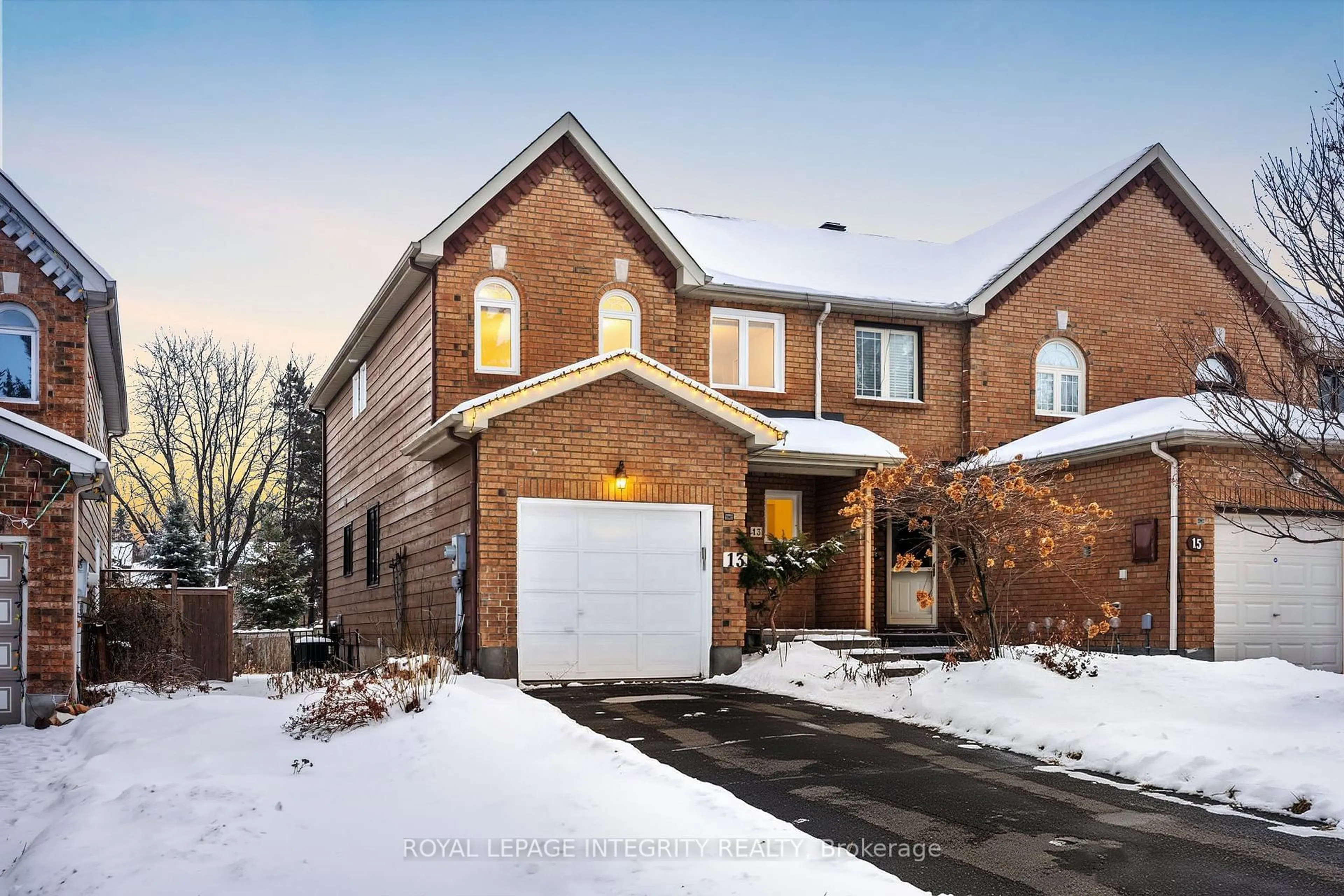 Home with brick exterior material, street for 13 Robarts Cres, Ottawa Ontario K2L 3Z6