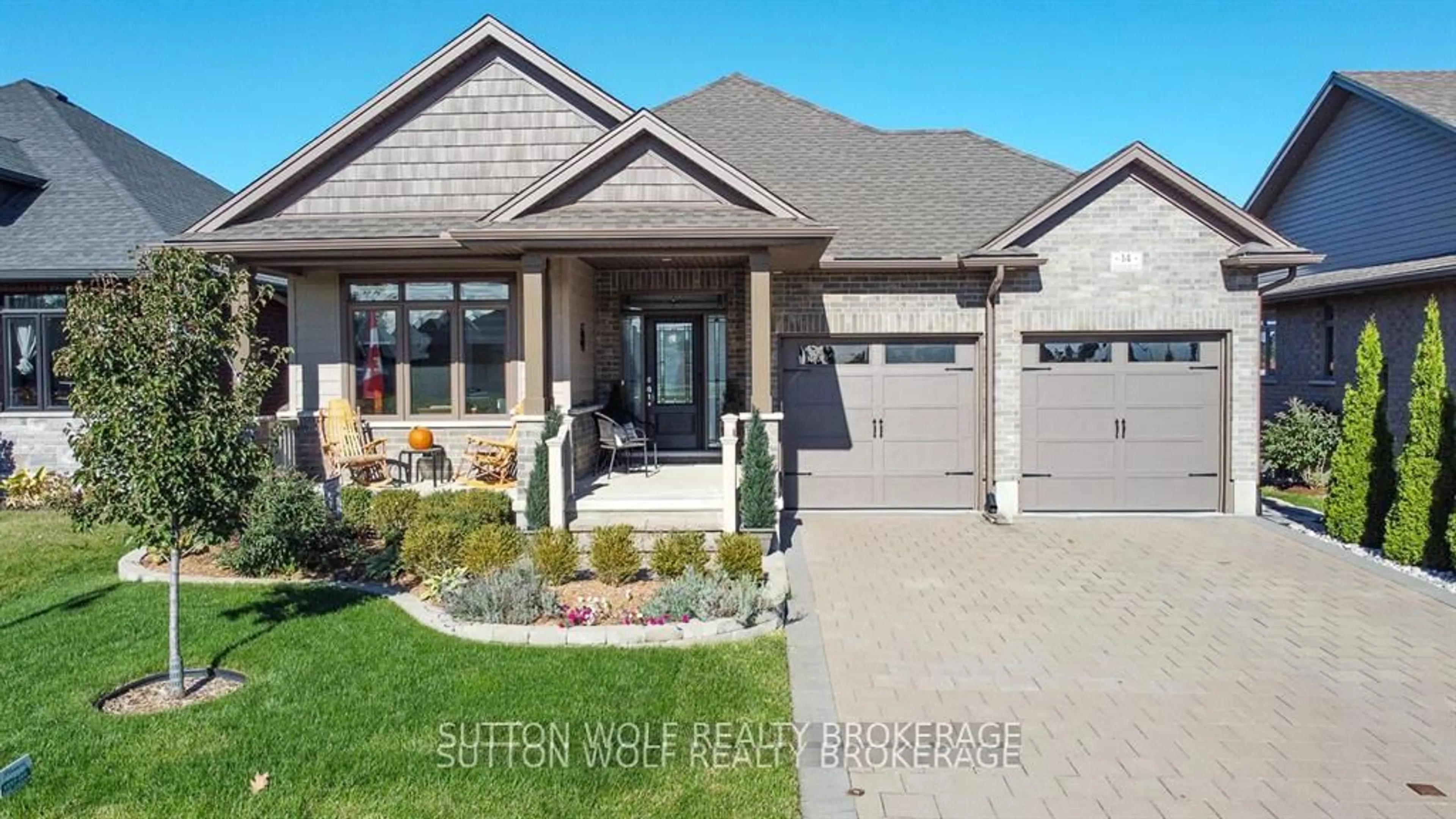 Home with brick exterior material, street for 14 Elwood St, Strathroy-Caradoc Ontario N7G 0G5