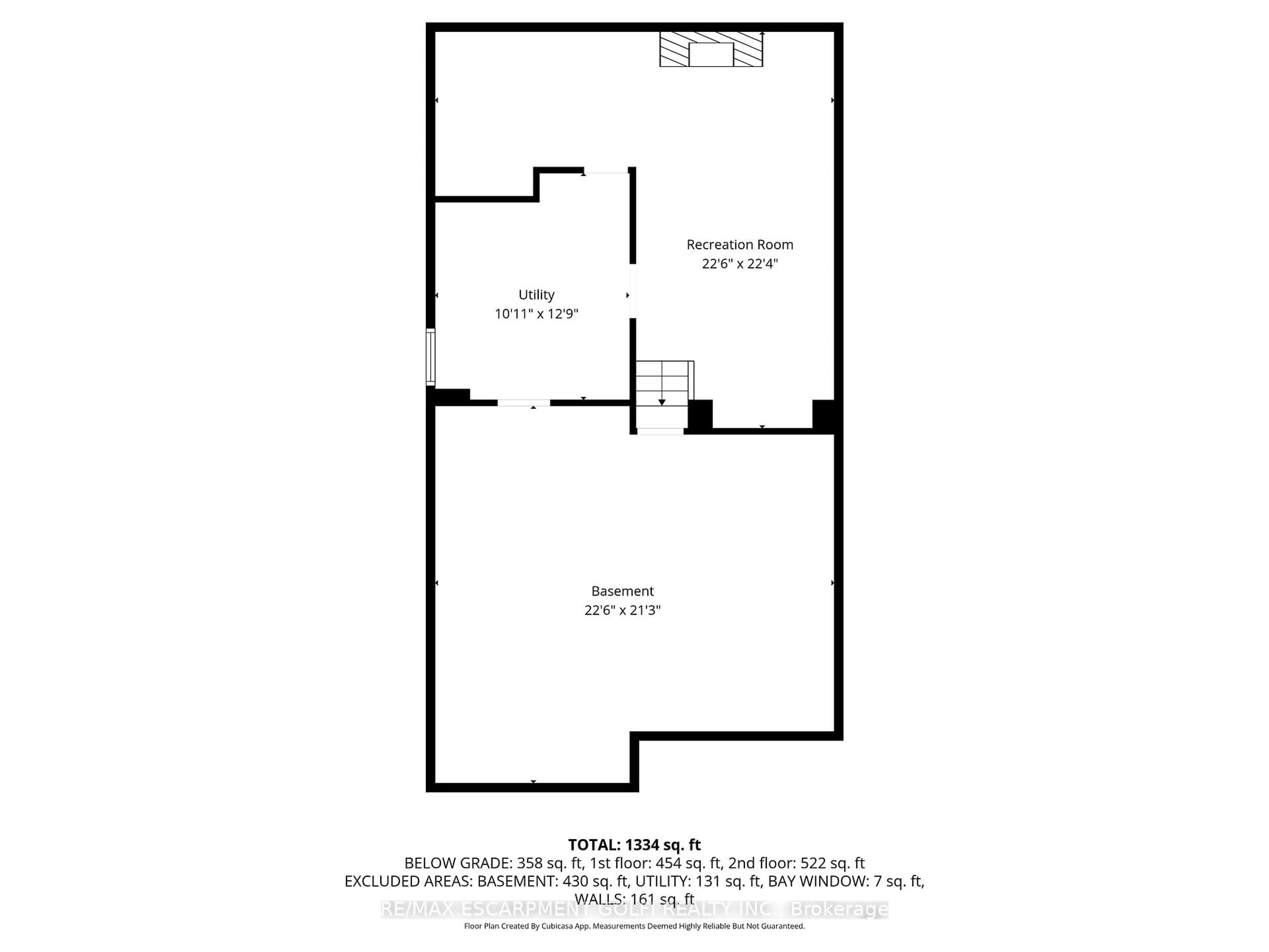 Floor plan for 83 Rand St, Hamilton Ontario L8J 1A5