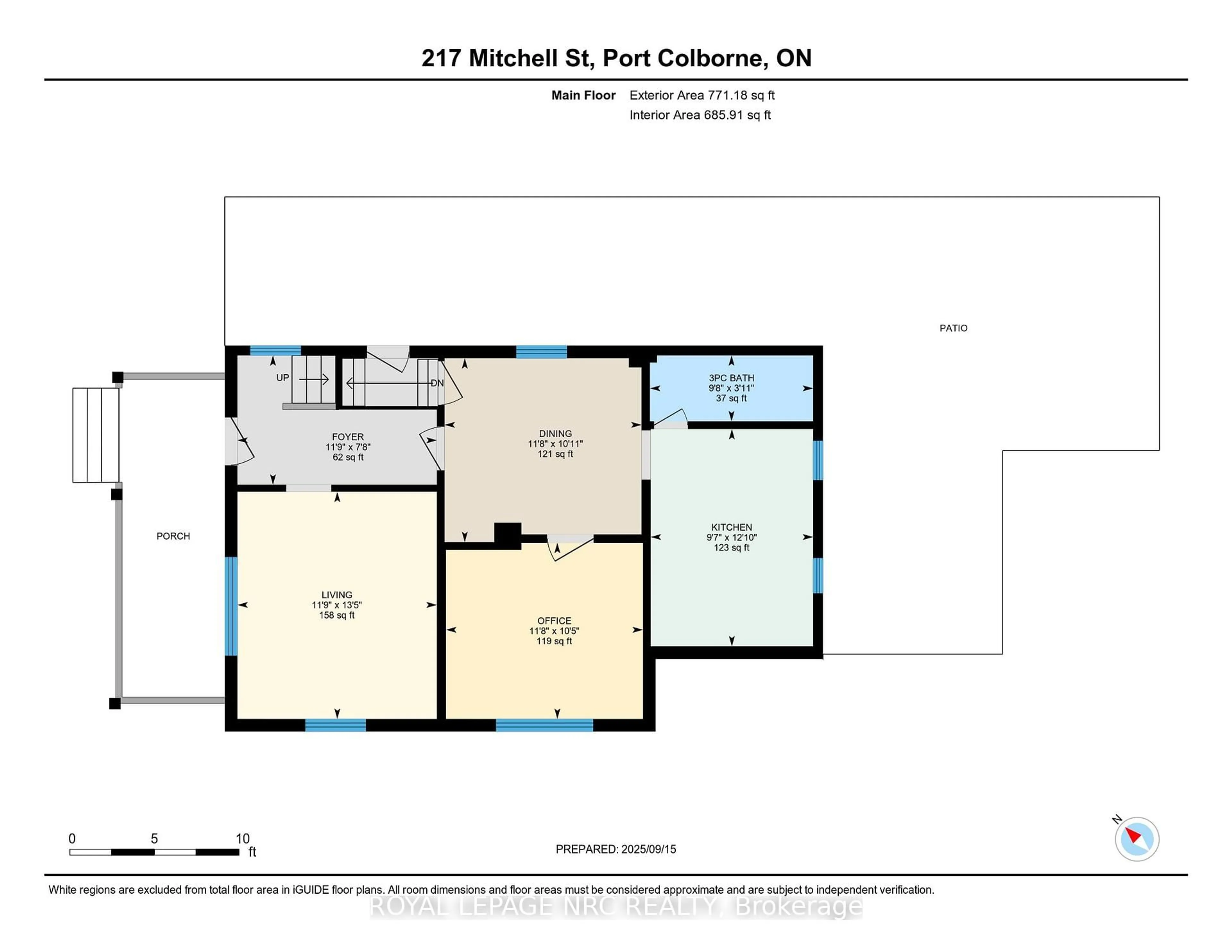 Floor plan for 217 Mitchell St, Port Colborne Ontario L3K 1Y4