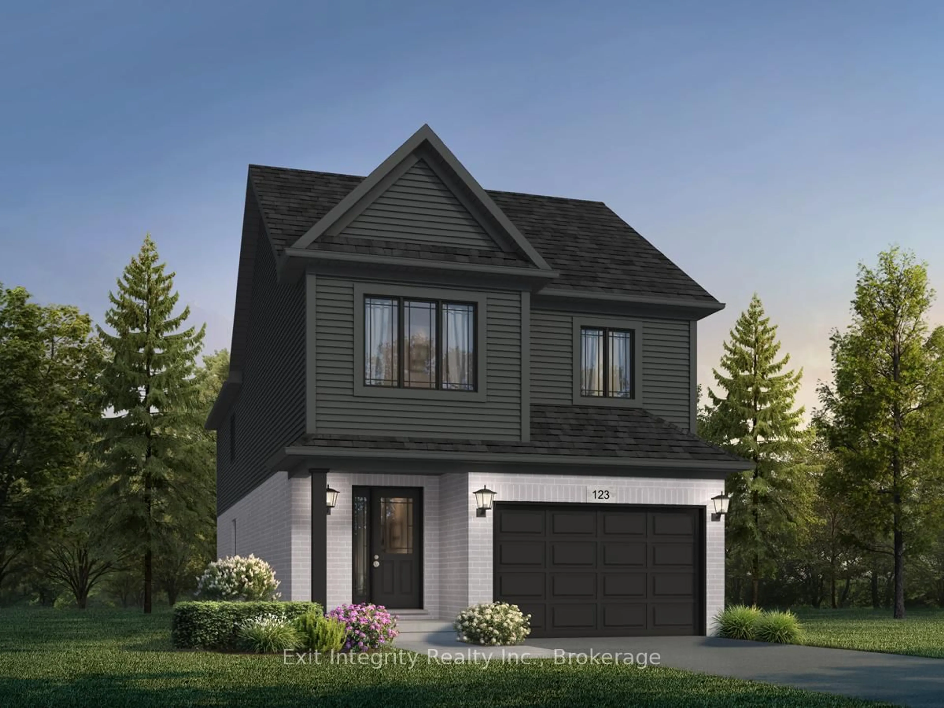 Home with brick exterior material, street for Lot 24 Grange Rd, Guelph Ontario N1E 6N8