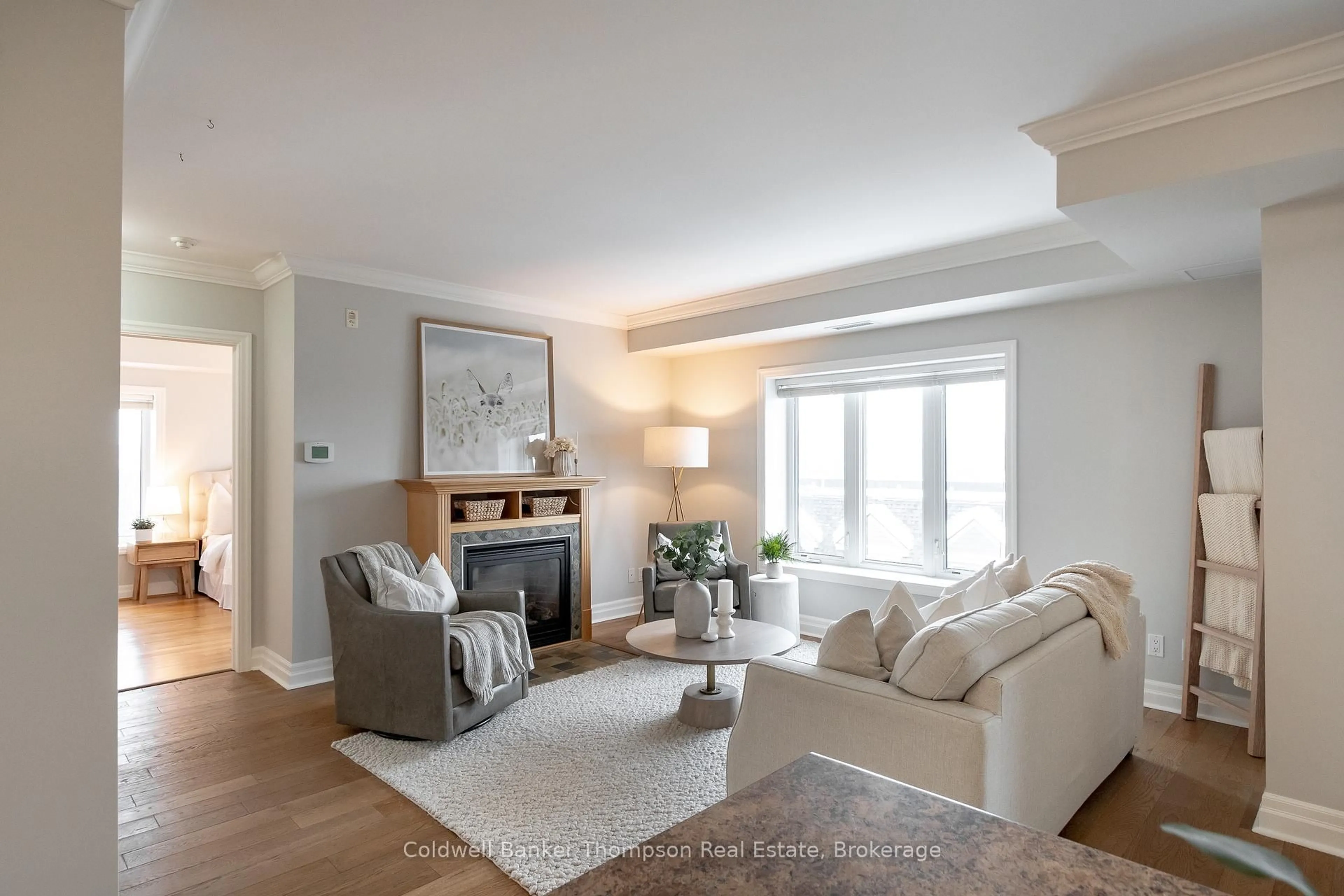 Living room with furniture, unknown for 26 Dairy Lane #405, Huntsville Ontario P1H 0A4