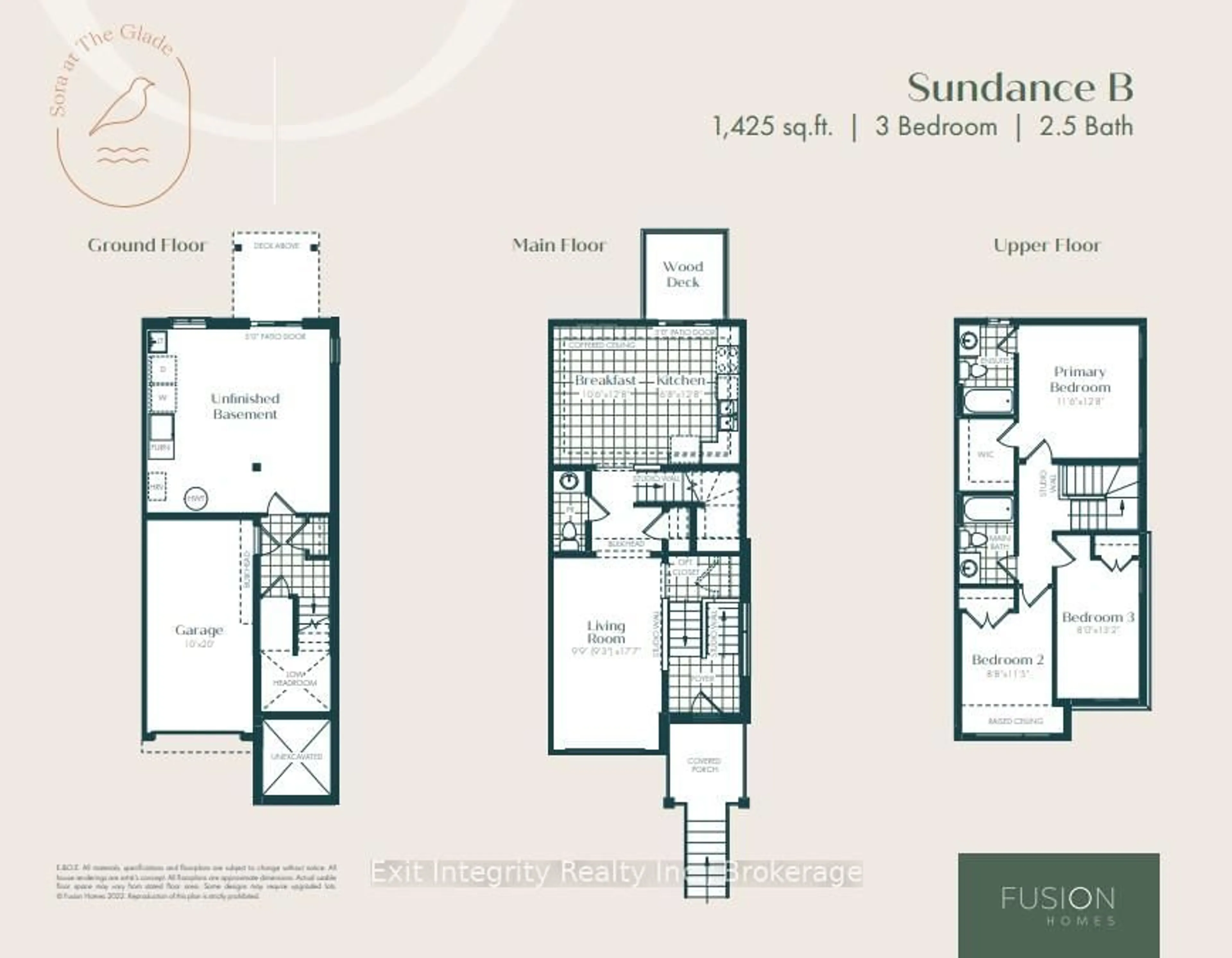 Floor plan for 2 Sora Lane, Guelph Ontario N1E 0T4