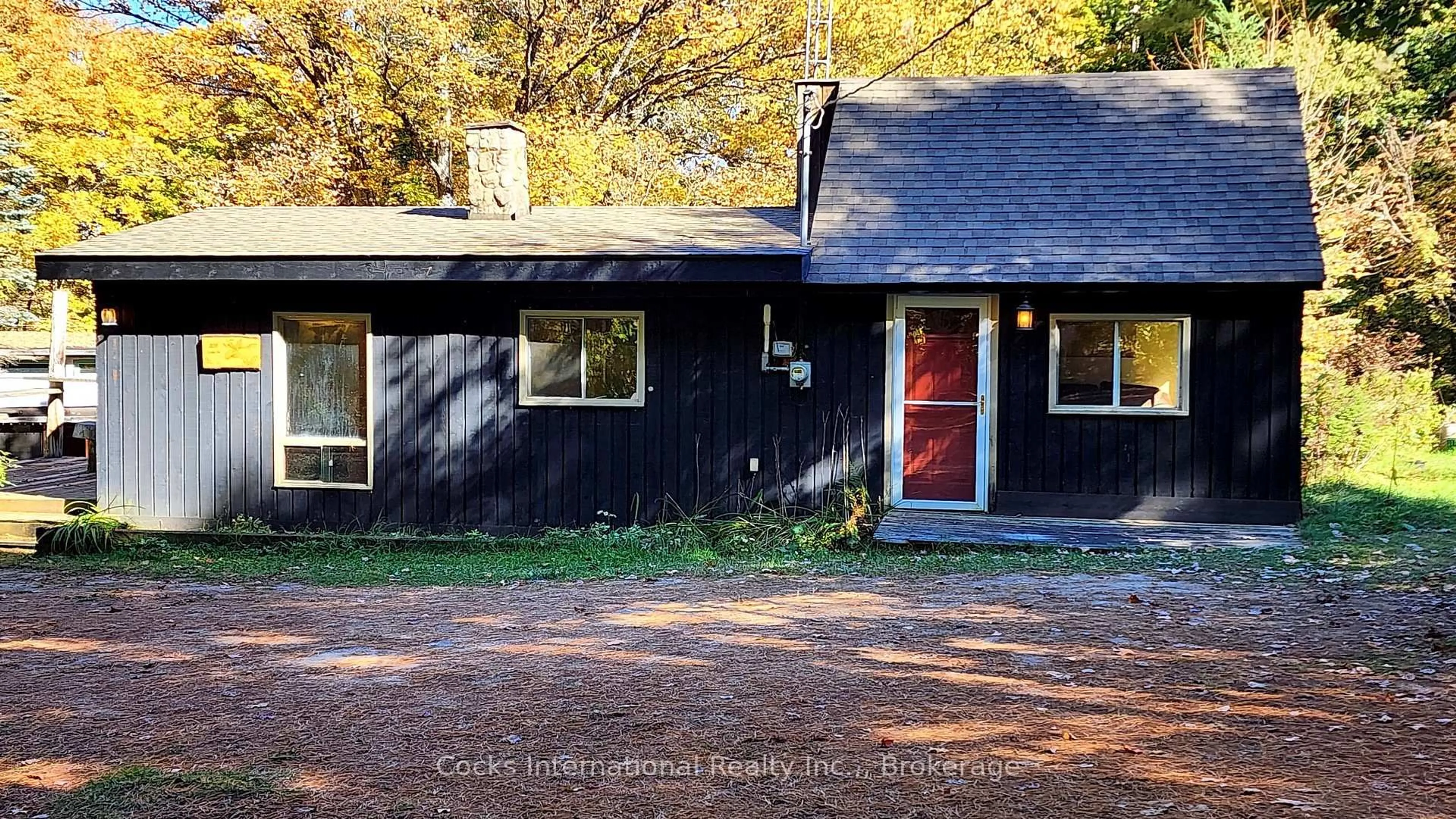 Home with vinyl exterior material, street for 205 Lockes Rd, Perry Ontario P0A 1R0