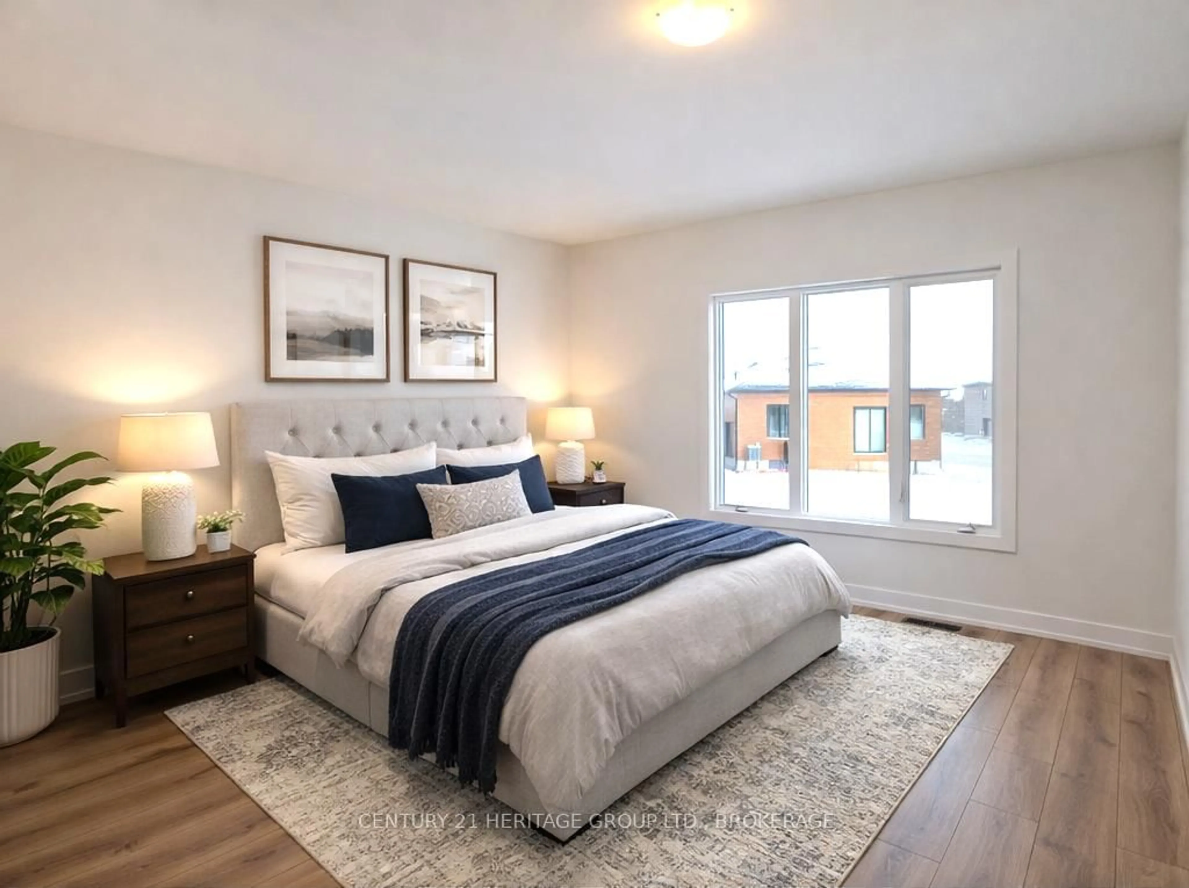 Bedroom with bed, unknown for 60 Dusenbury Dr, Newburgh Ontario K0K 2S0