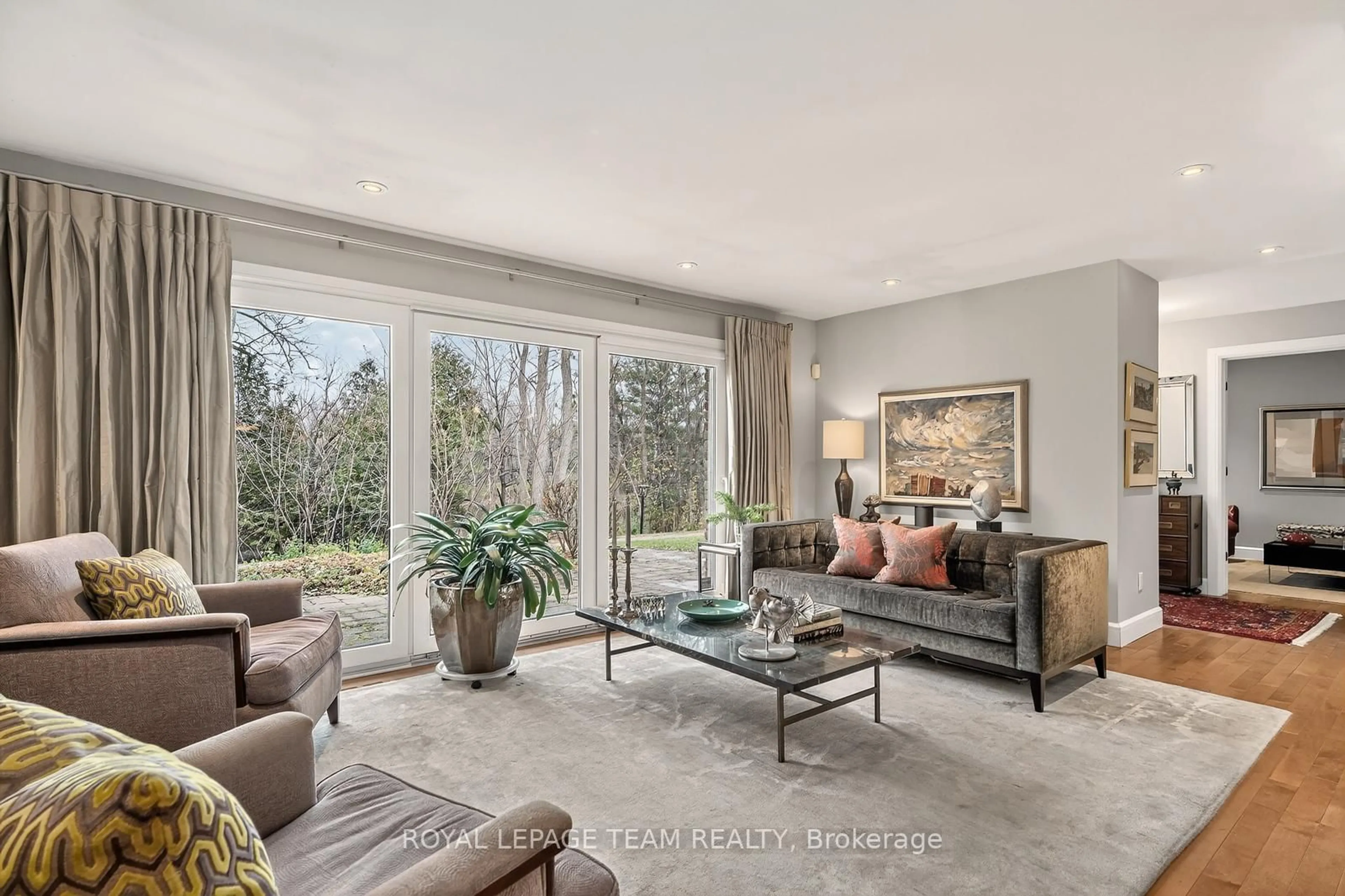 Living room with furniture, unknown for 55 Whitemarl Dr #Unit 10, Ottawa Ontario K1L 8J9