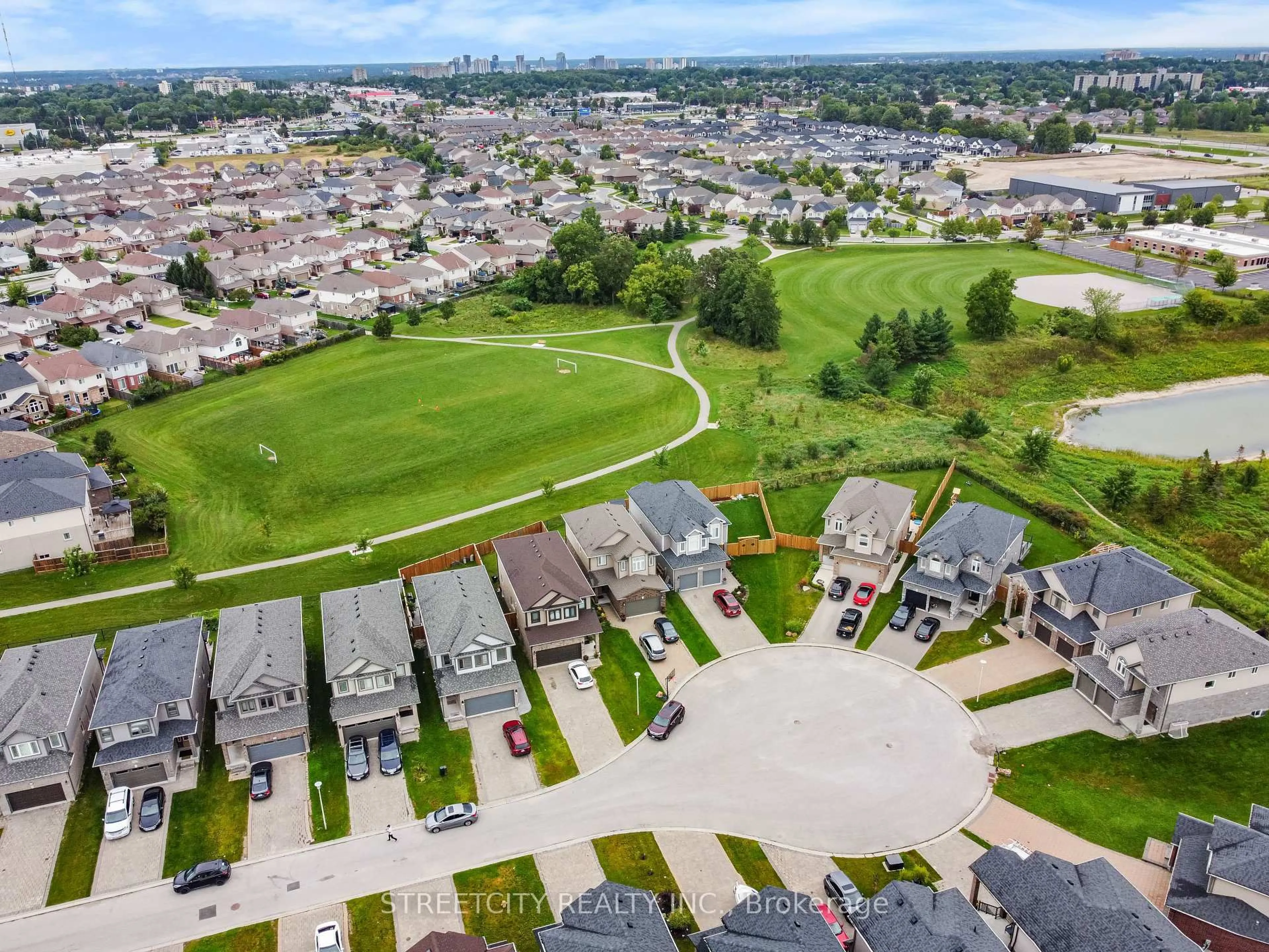 A pic from outside/outdoor area/front of a property/back of a property/a pic from drone, unknown for 4453 Lismer Lane, London South Ontario N6L 0E1