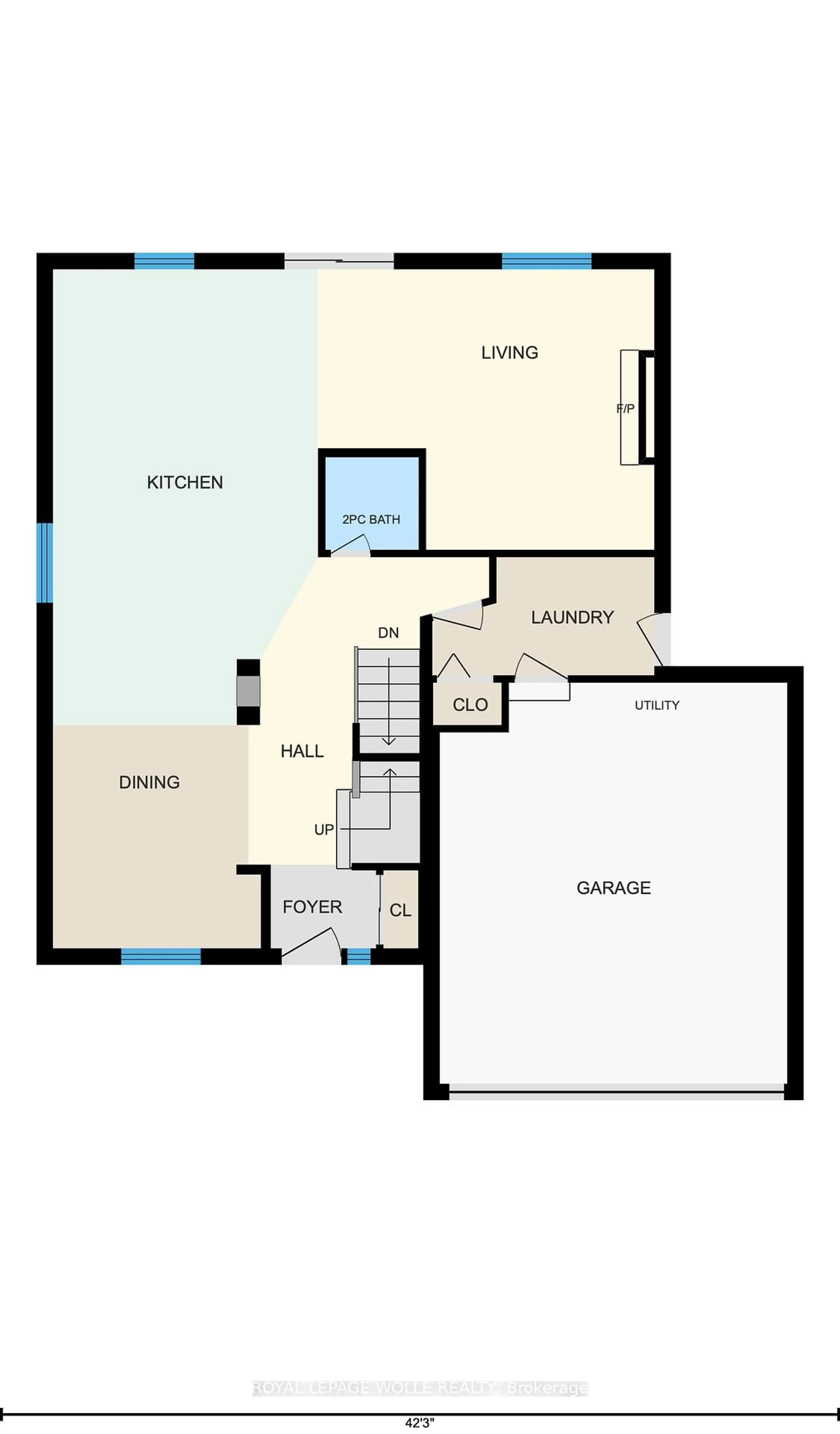Floor plan for 14 Bitzer Crt, Cambridge Ontario N3C 3R6
