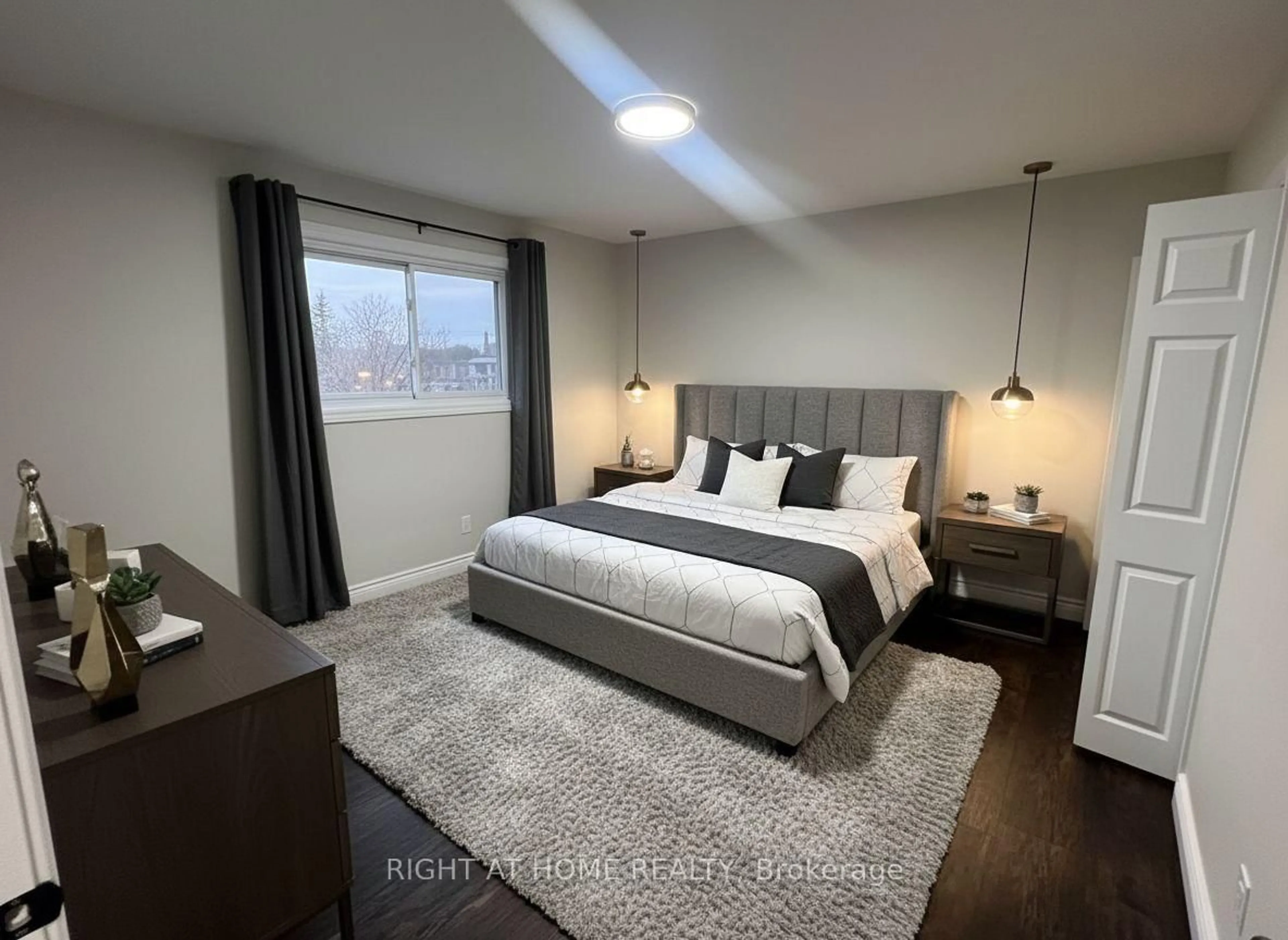 Bedroom with bed, unknown for 82 Queen Mary Rd, Kingston Ontario K7M 2A5