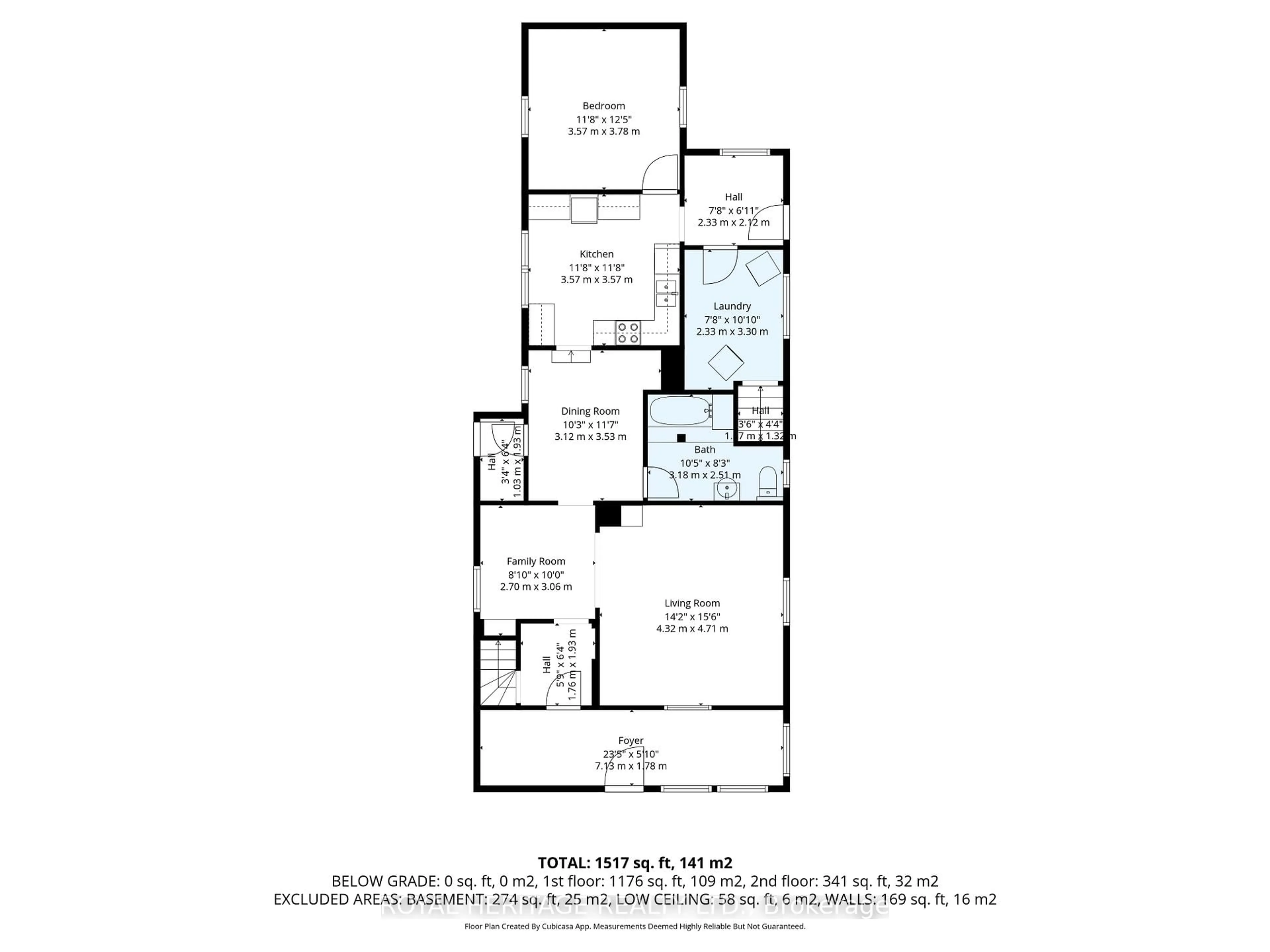 Floor plan for 18 Spring St, Quinte West Ontario K8V 3Y5