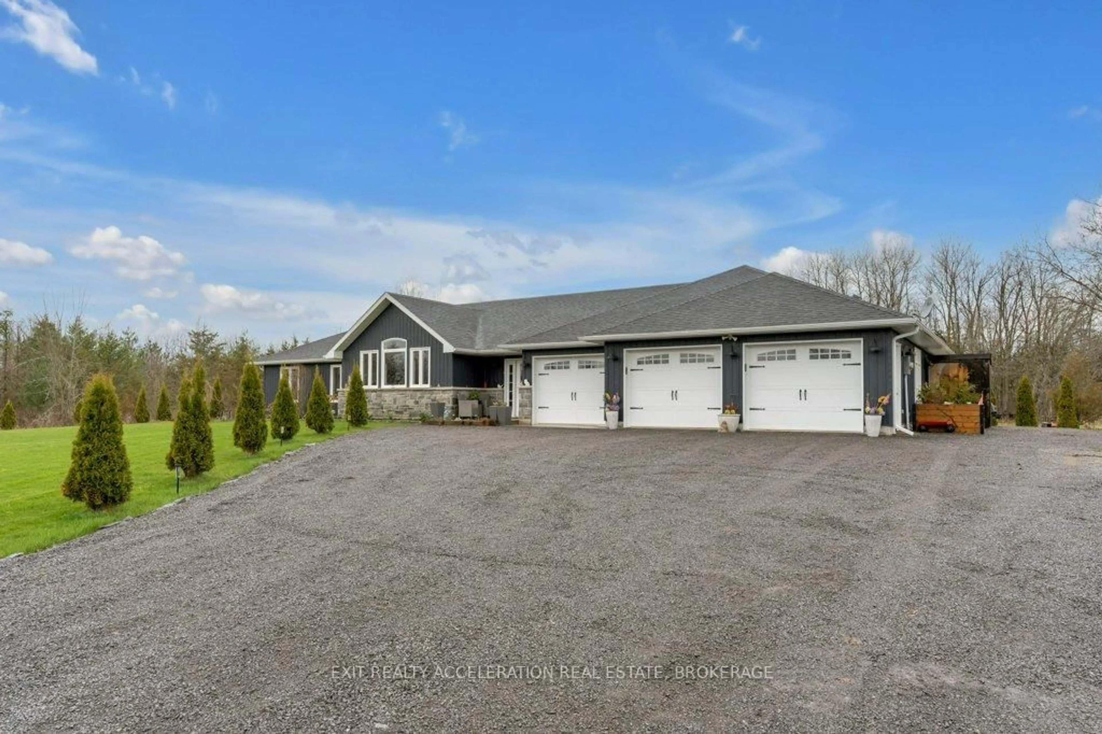 A pic from outside/outdoor area/front of a property/back of a property/a pic from drone, unknown for 4704 County Rd 9, Napanee Ontario K7R 3K8