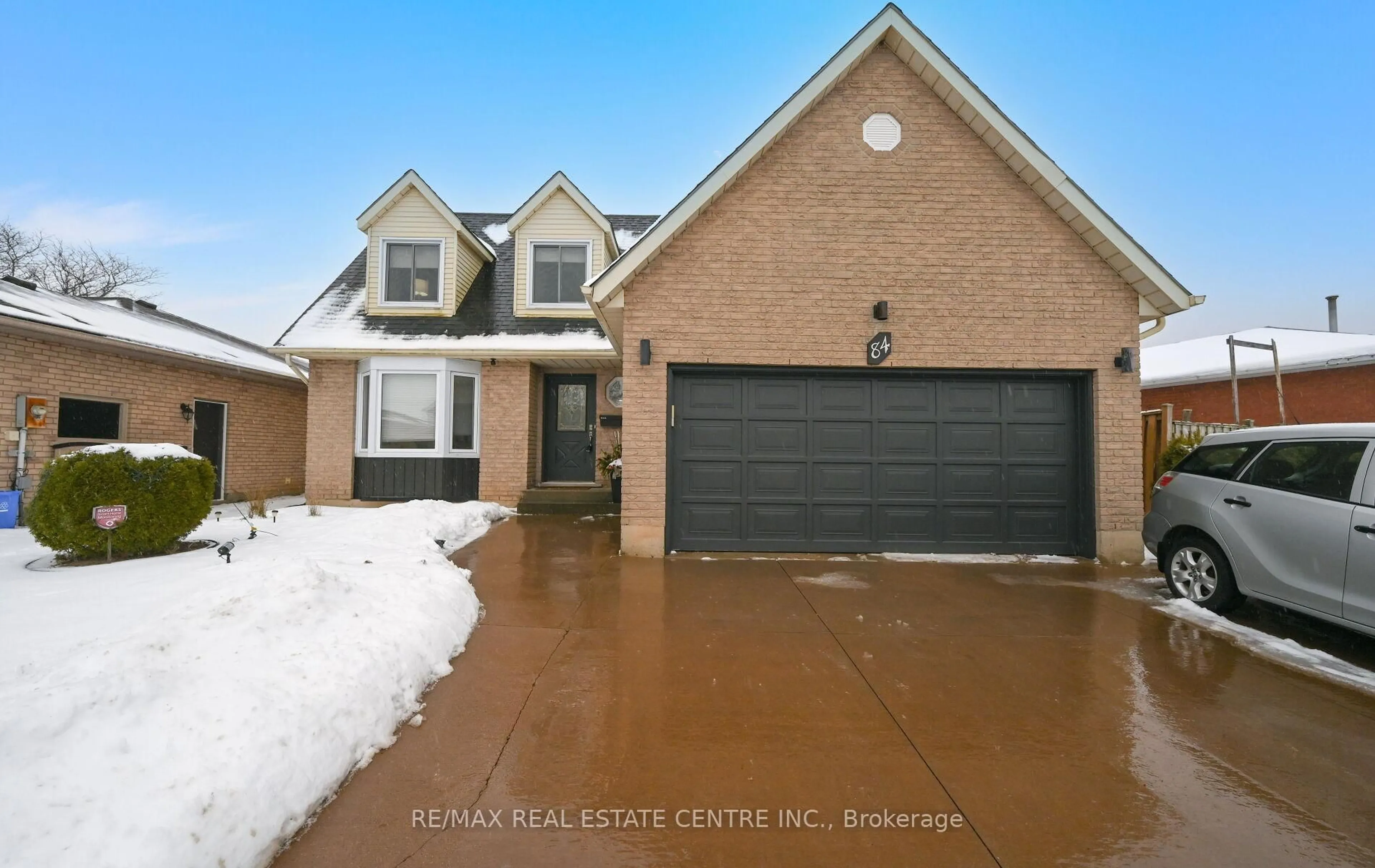 Home with brick exterior material, street for 84 Viscount Rd, Brantford Ontario N3P 1Y7