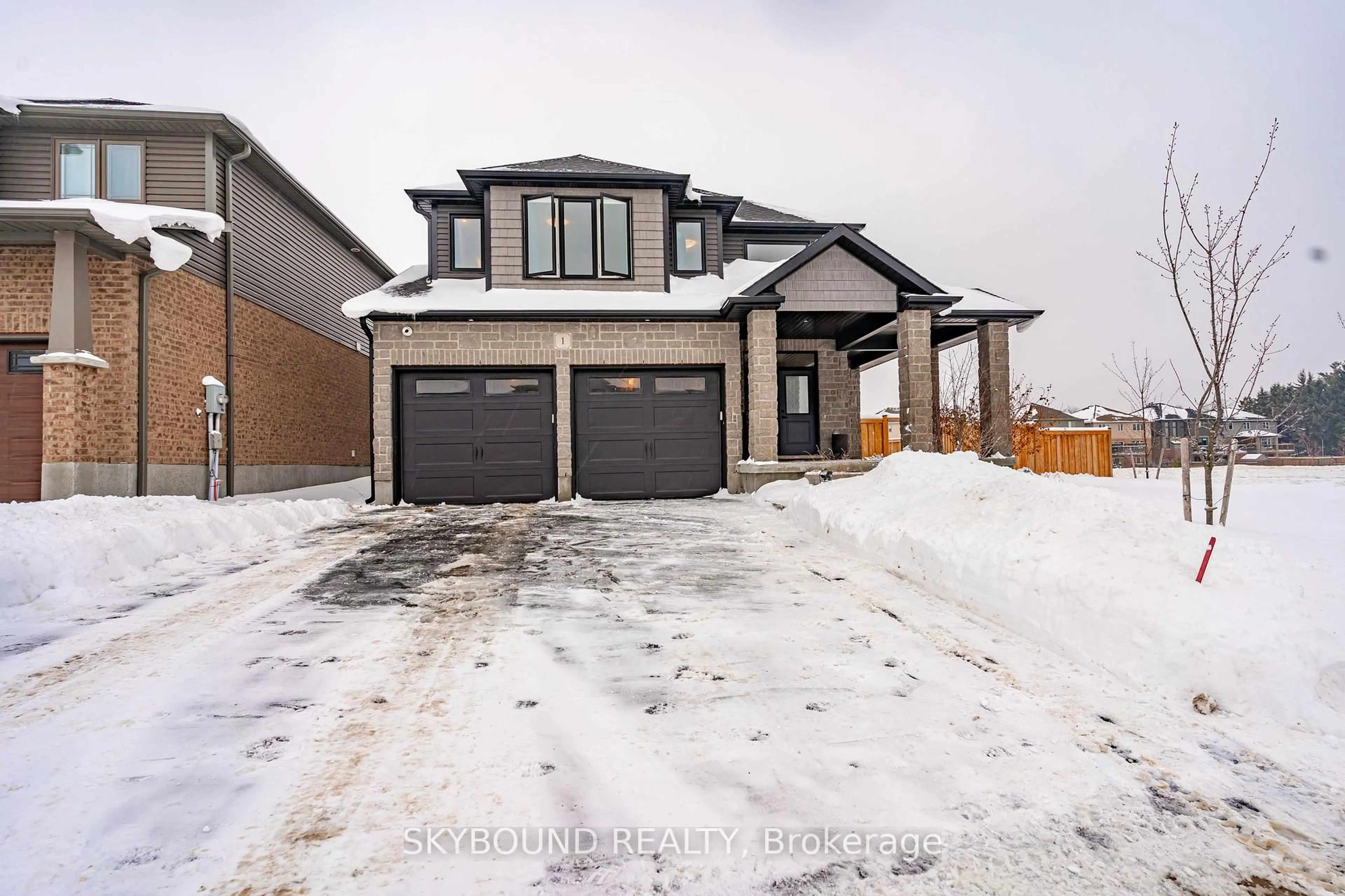 Home with brick exterior material, street for 1 Tindall Cres, East Luther Grand Valley Ontario L9W 7R9