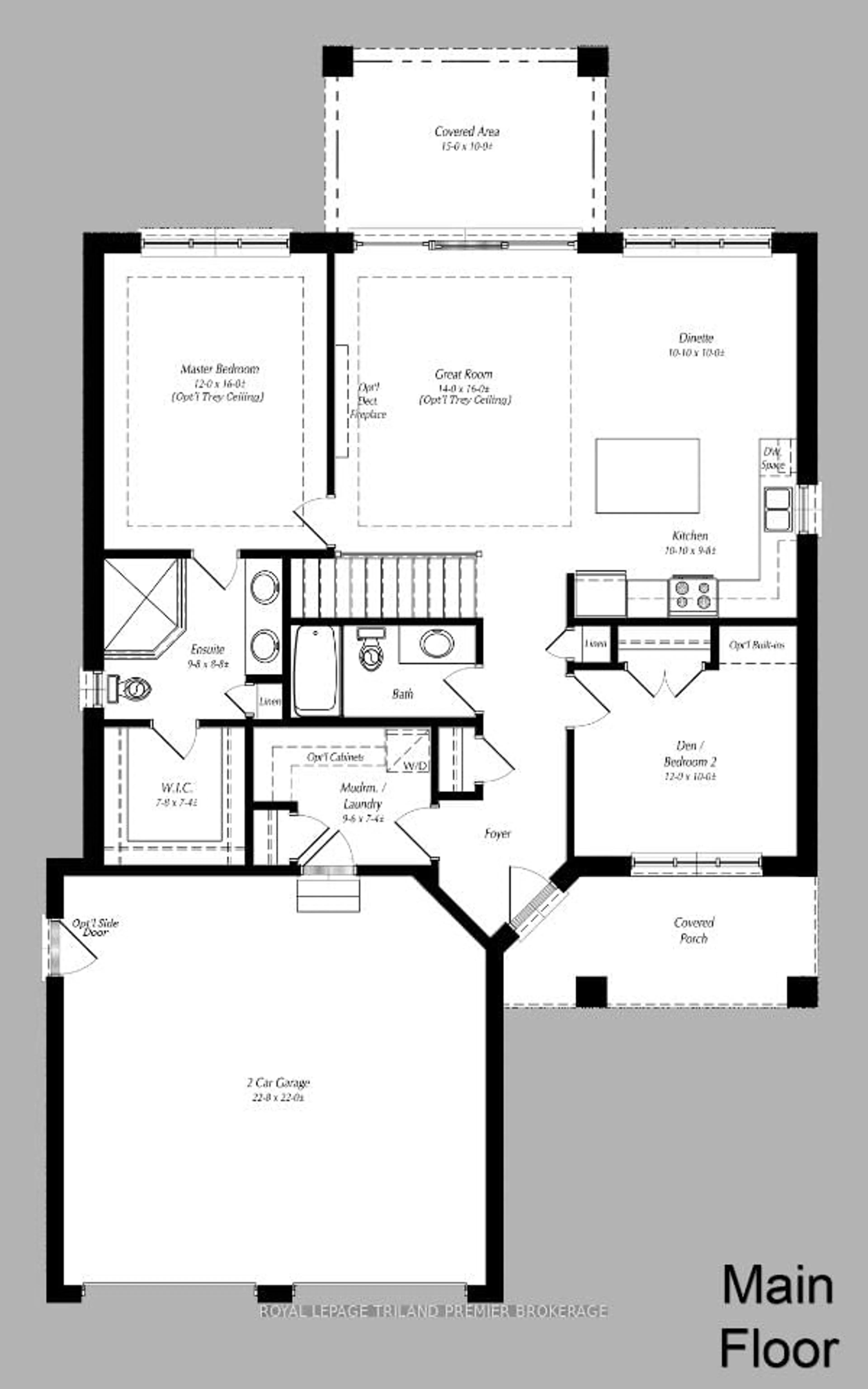 Floor plan for 81 DEARING Dr, South Huron Ontario N0M 1T0