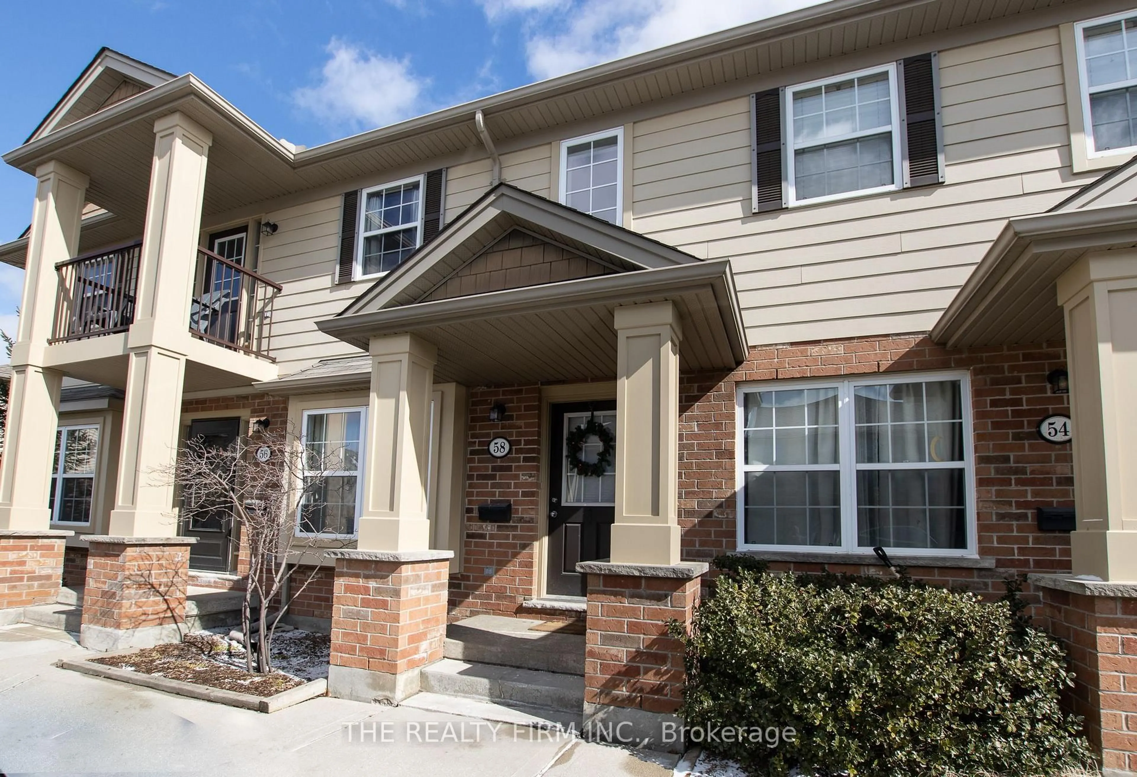 Home with brick exterior material, street for 3320 MEADOWGATE BOULEVARD #58, London South Ontario N6M 0A7