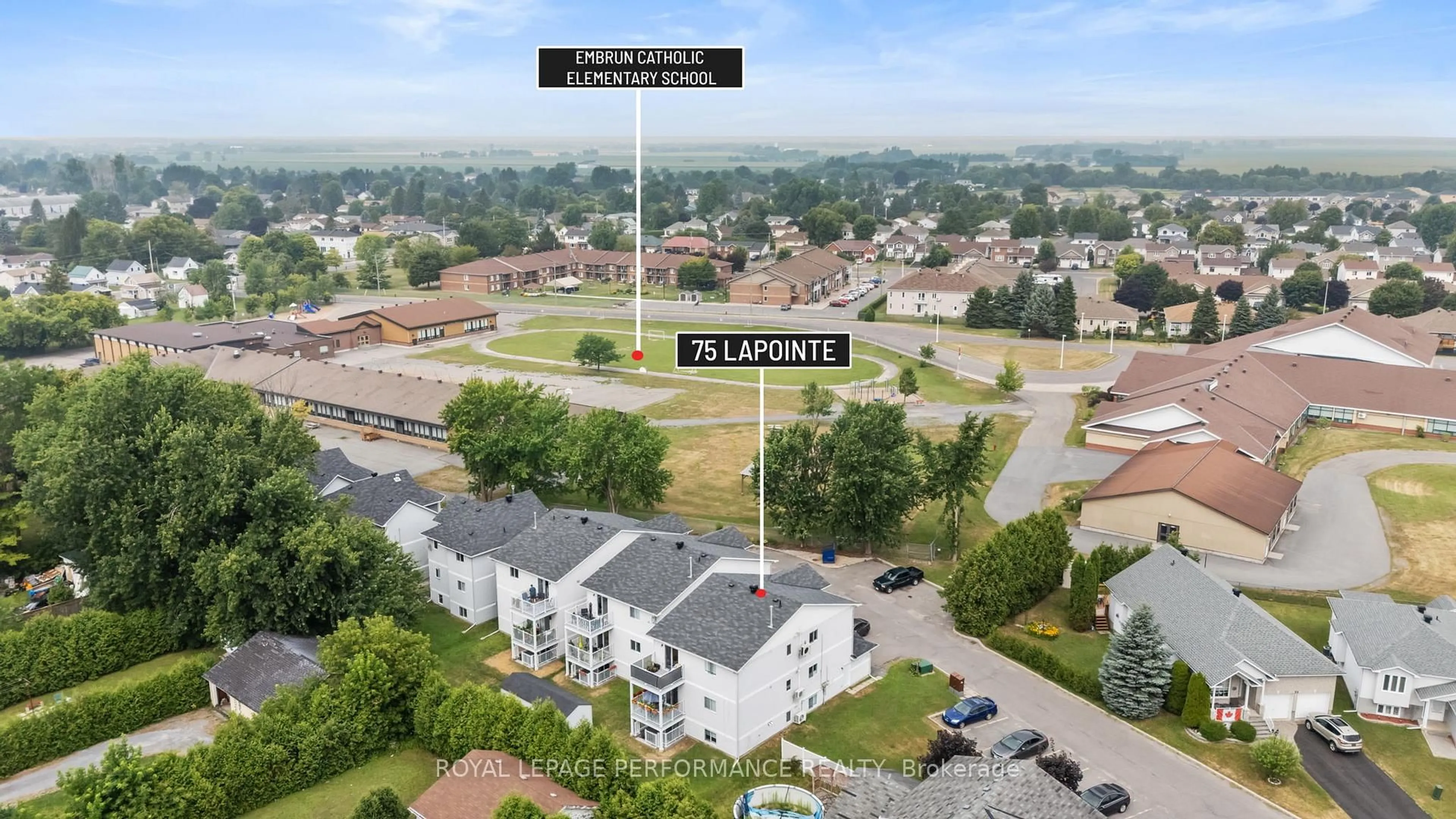 A pic from outside/outdoor area/front of a property/back of a property/a pic from drone, street for 75 LAPOINTE Blvd #1C, Russell Ontario K0A 1W0