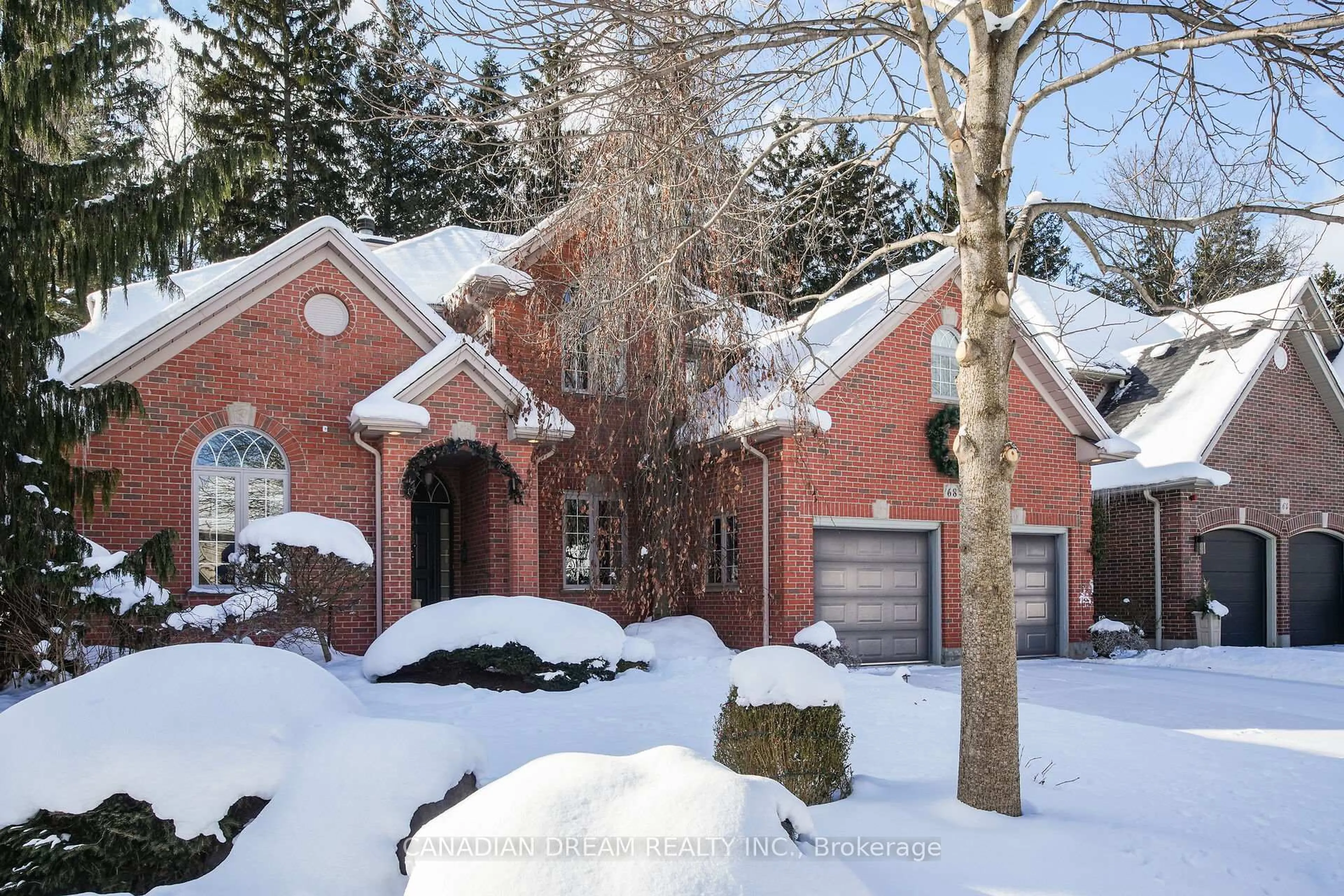 Home with brick exterior material, street for 68 Havenwood Way, London North Ontario N6H 5B8
