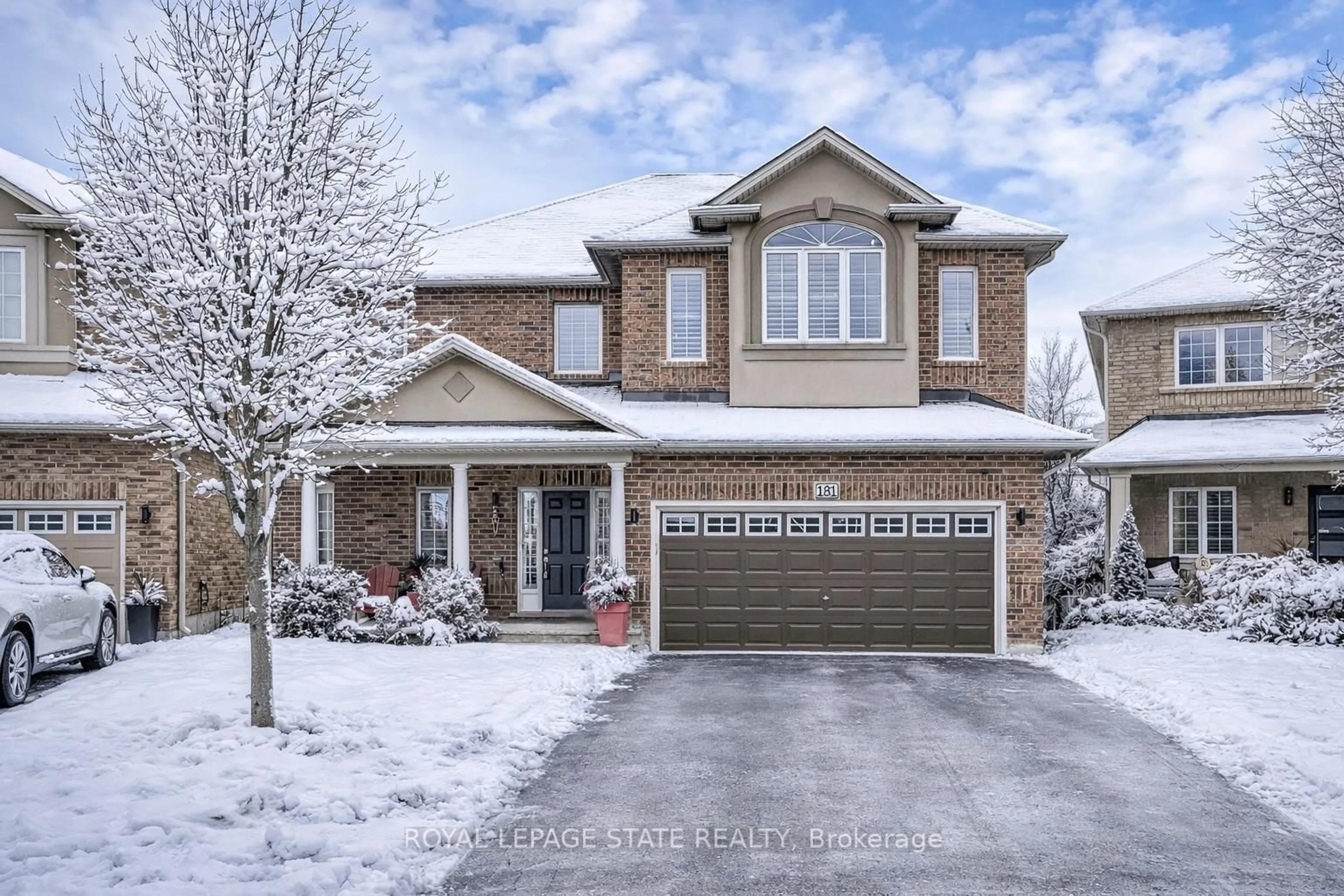 Home with brick exterior material, street for 181 Springview Dr, Hamilton Ontario L8B 0V9