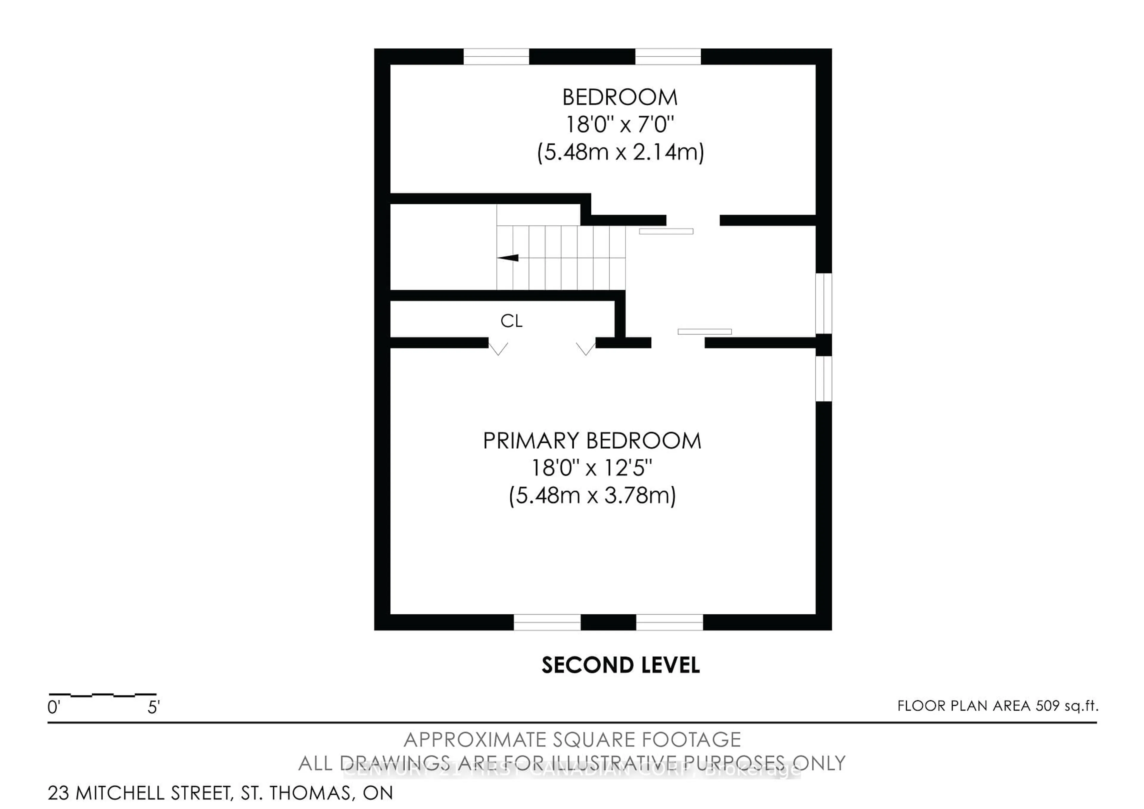 Floor plan for 23 Mitchell St, St. Thomas Ontario N5R 2T6