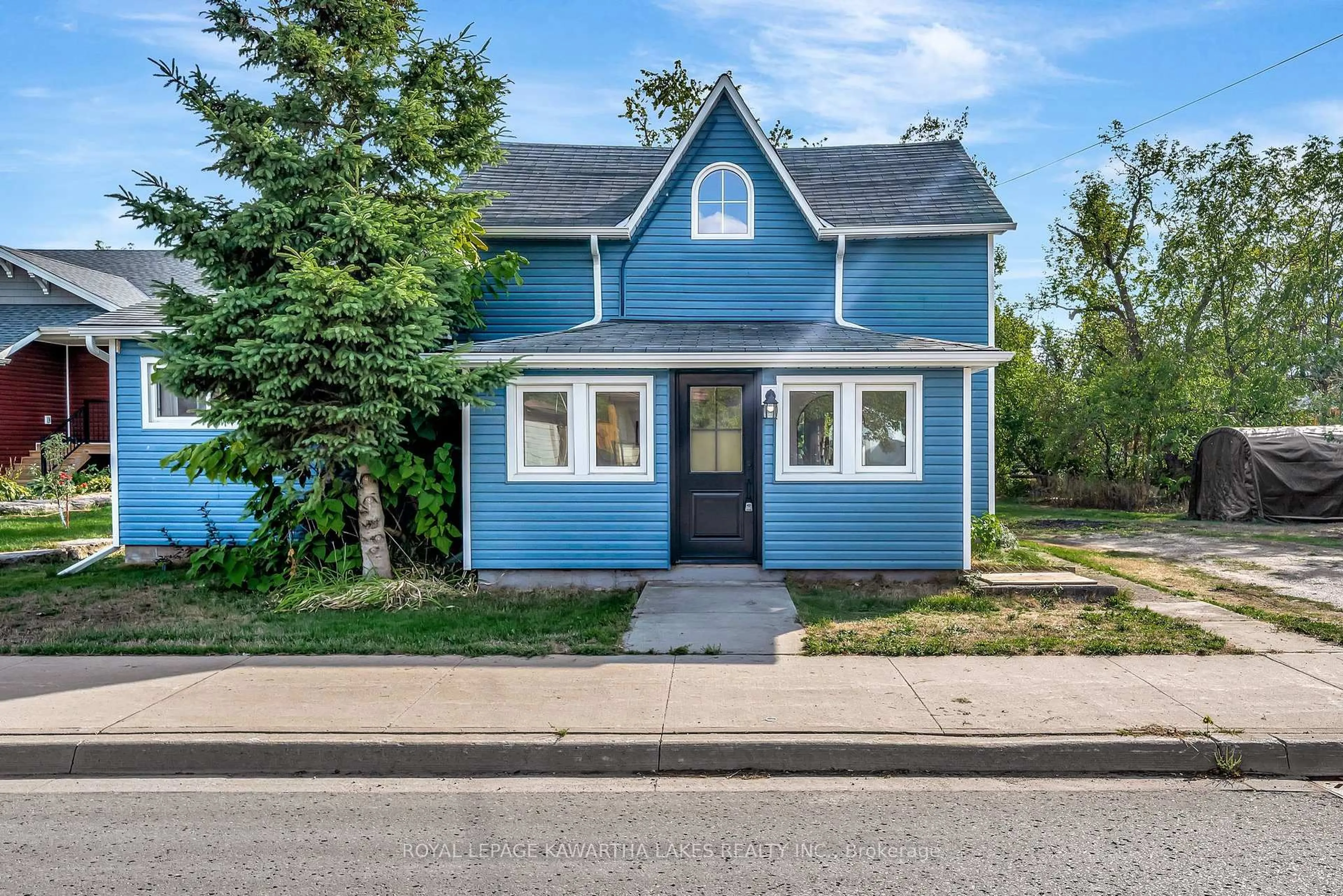 Home with vinyl exterior material, street for 19 Prince St, Kawartha Lakes Ontario K0M 1A0