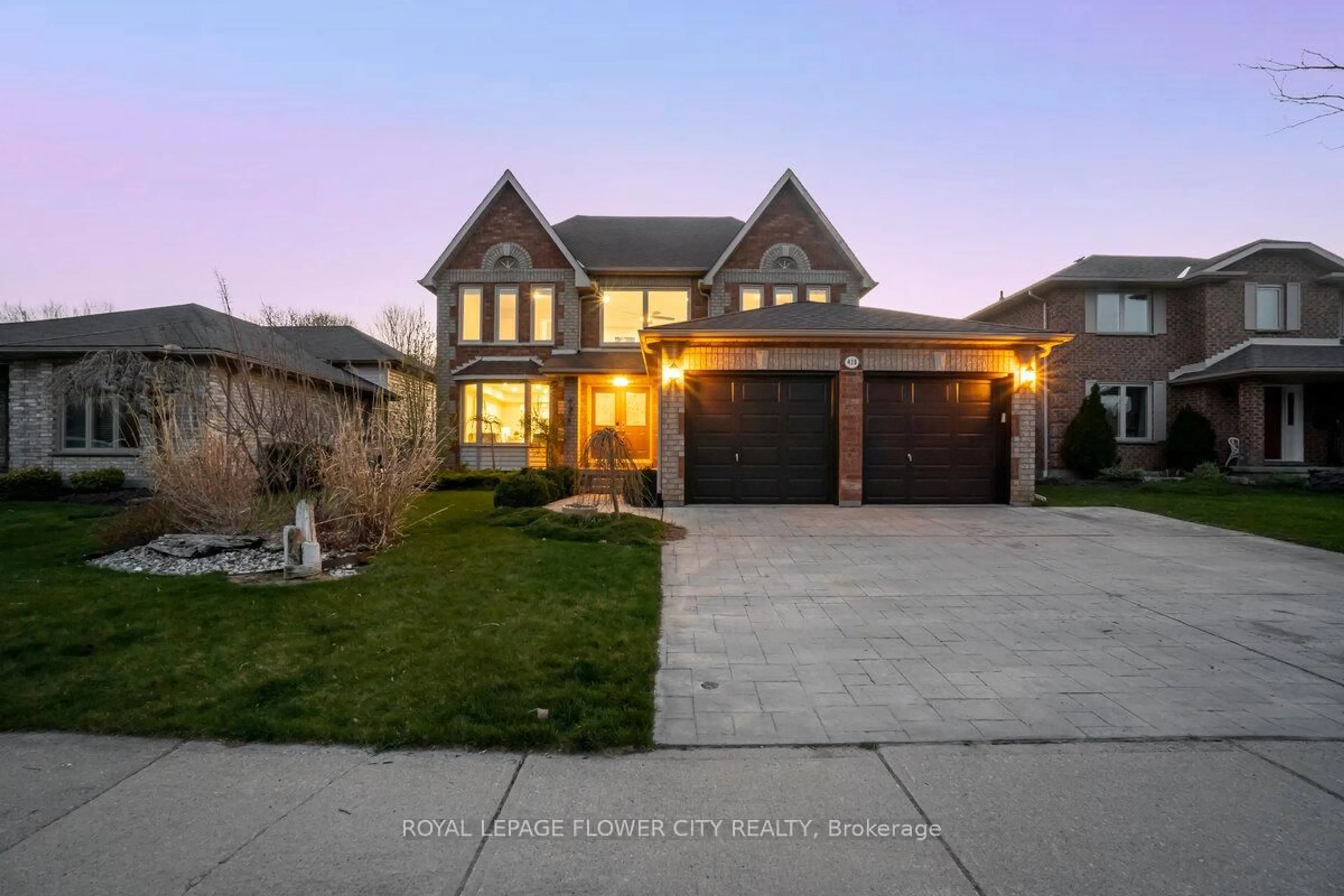 Home with brick exterior material, street for 418 Riverview Dr, Strathroy-Caradoc Ontario N7G 4A8