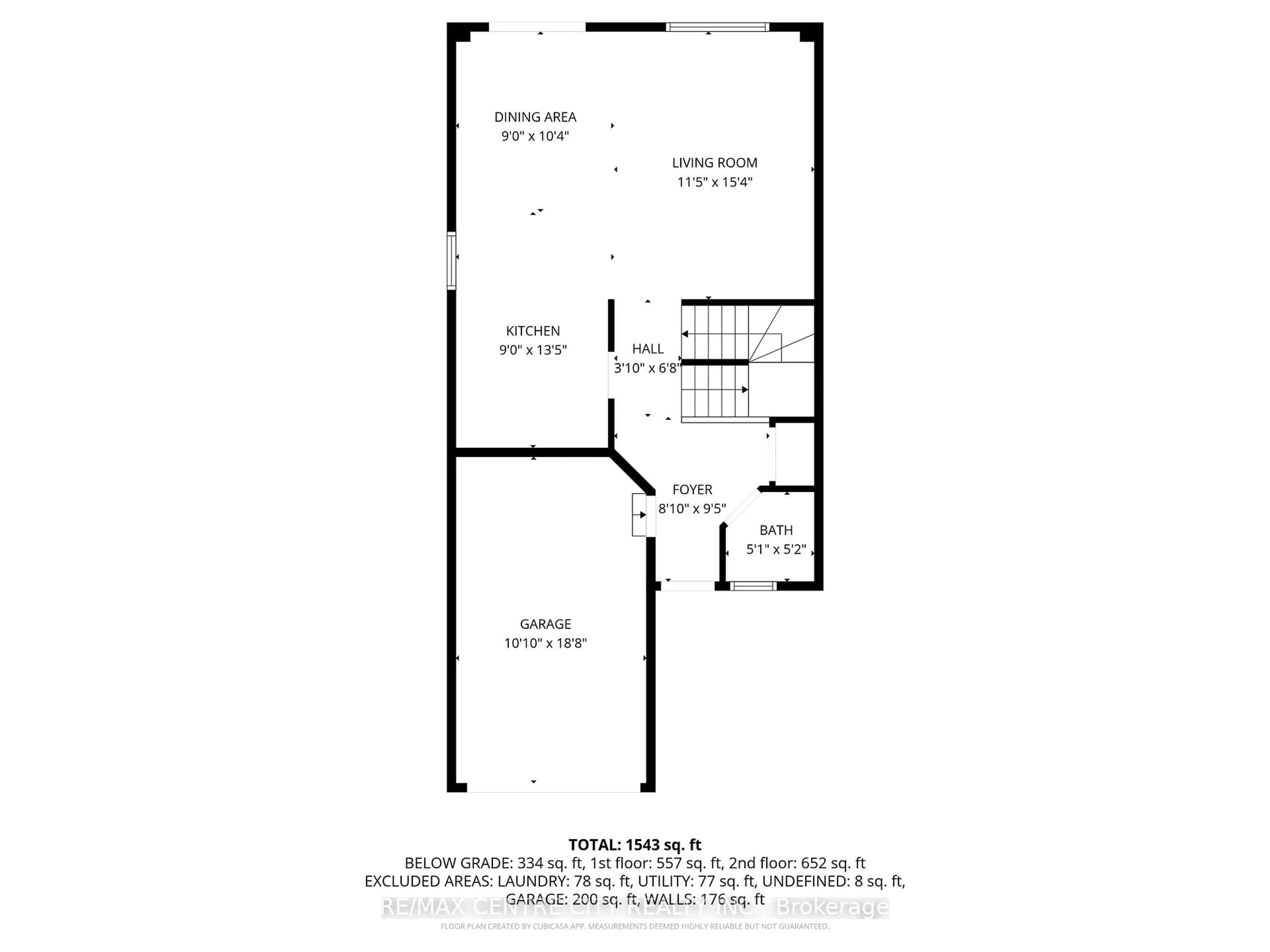 Floor plan for 382 Chestnut St, St. Thomas Ontario N5R 6C3