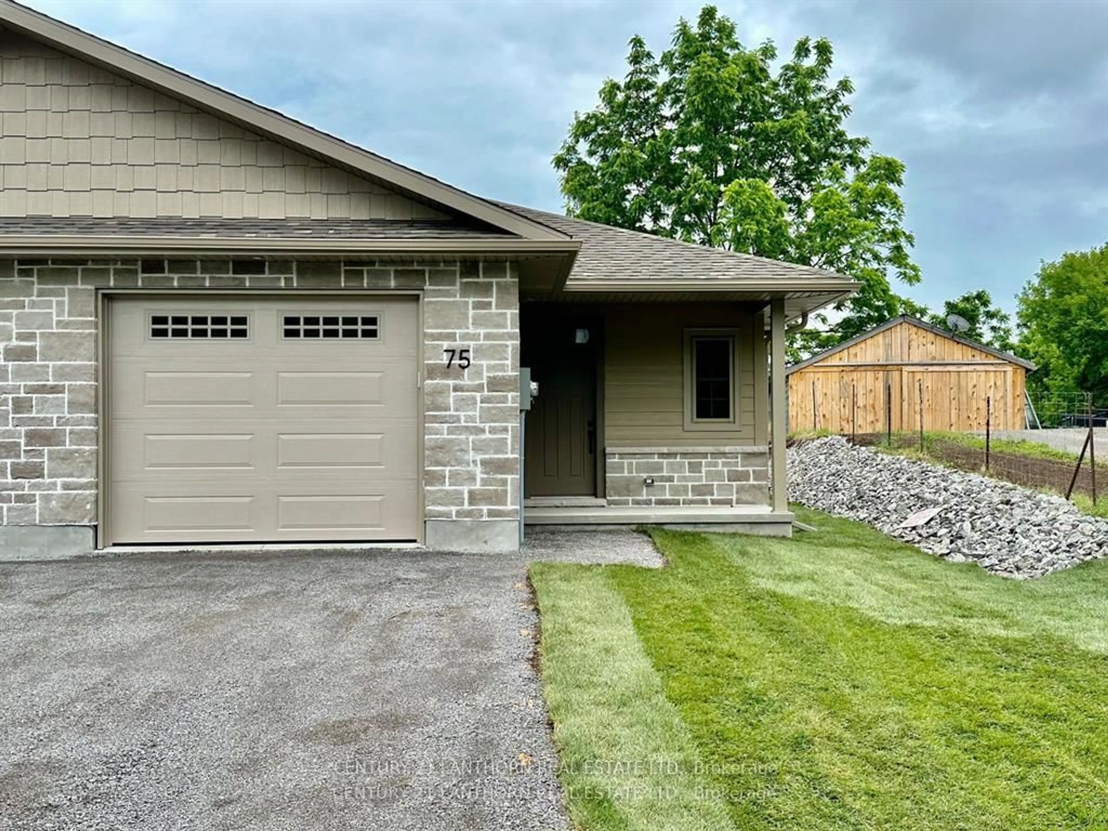 Home with brick exterior material, street for 75 Seymour St, Madoc Ontario K0K 2K0