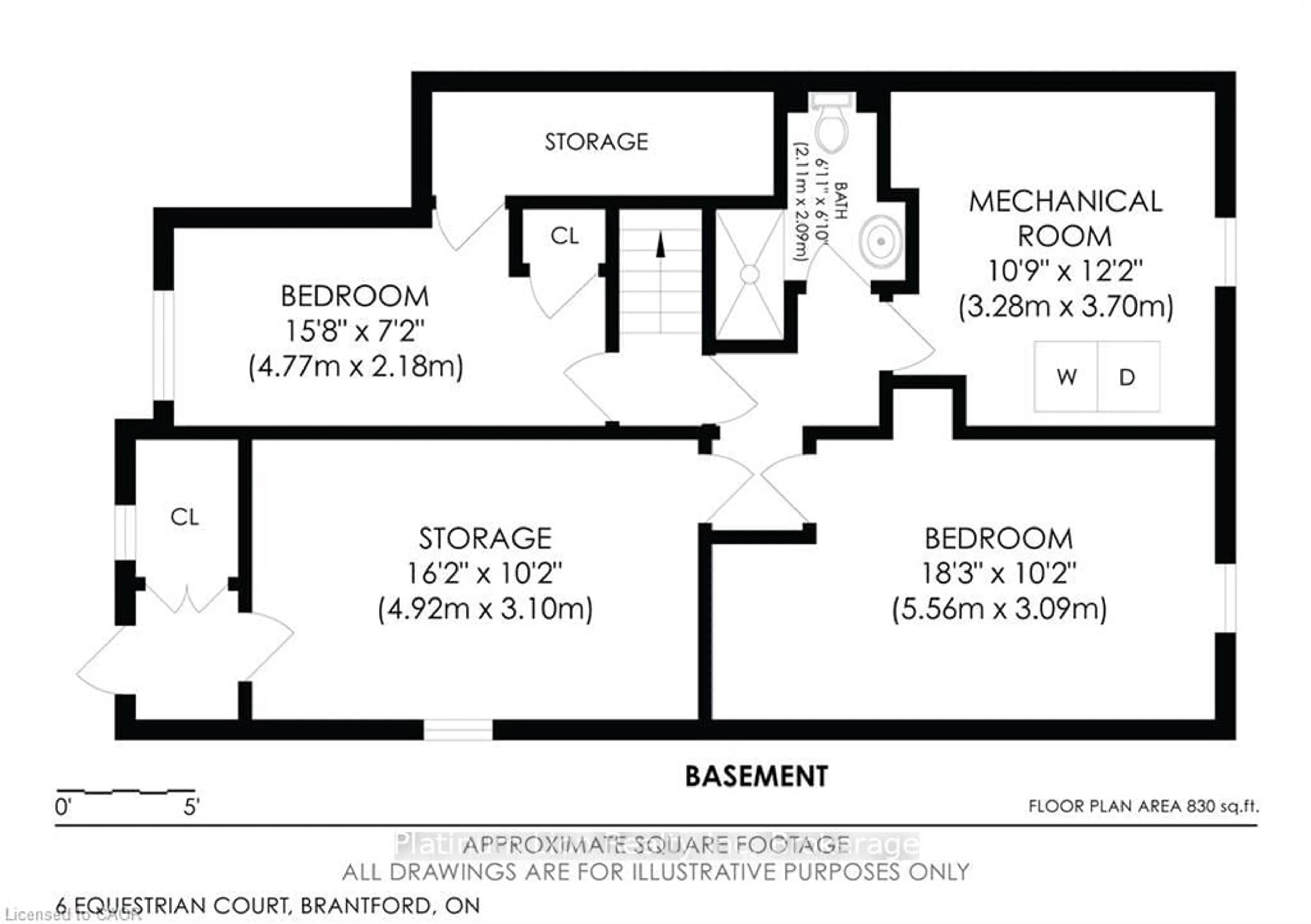 Floor plan for 6 Equestrian Crt, Brantford Ontario N3P 1H1