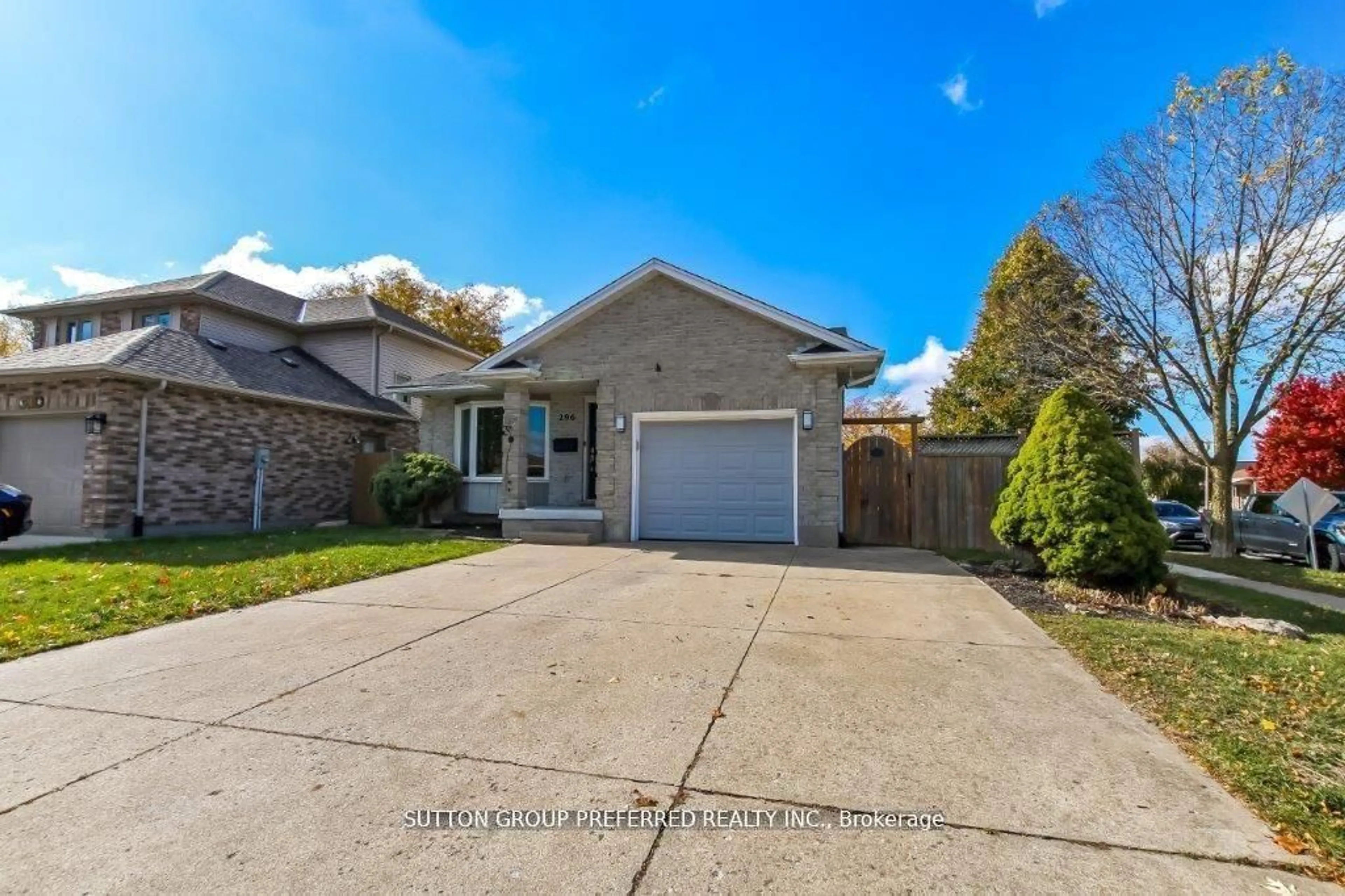 Home with brick exterior material, street for 296 Bournemouth Dr, London East Ontario N5V 4S5