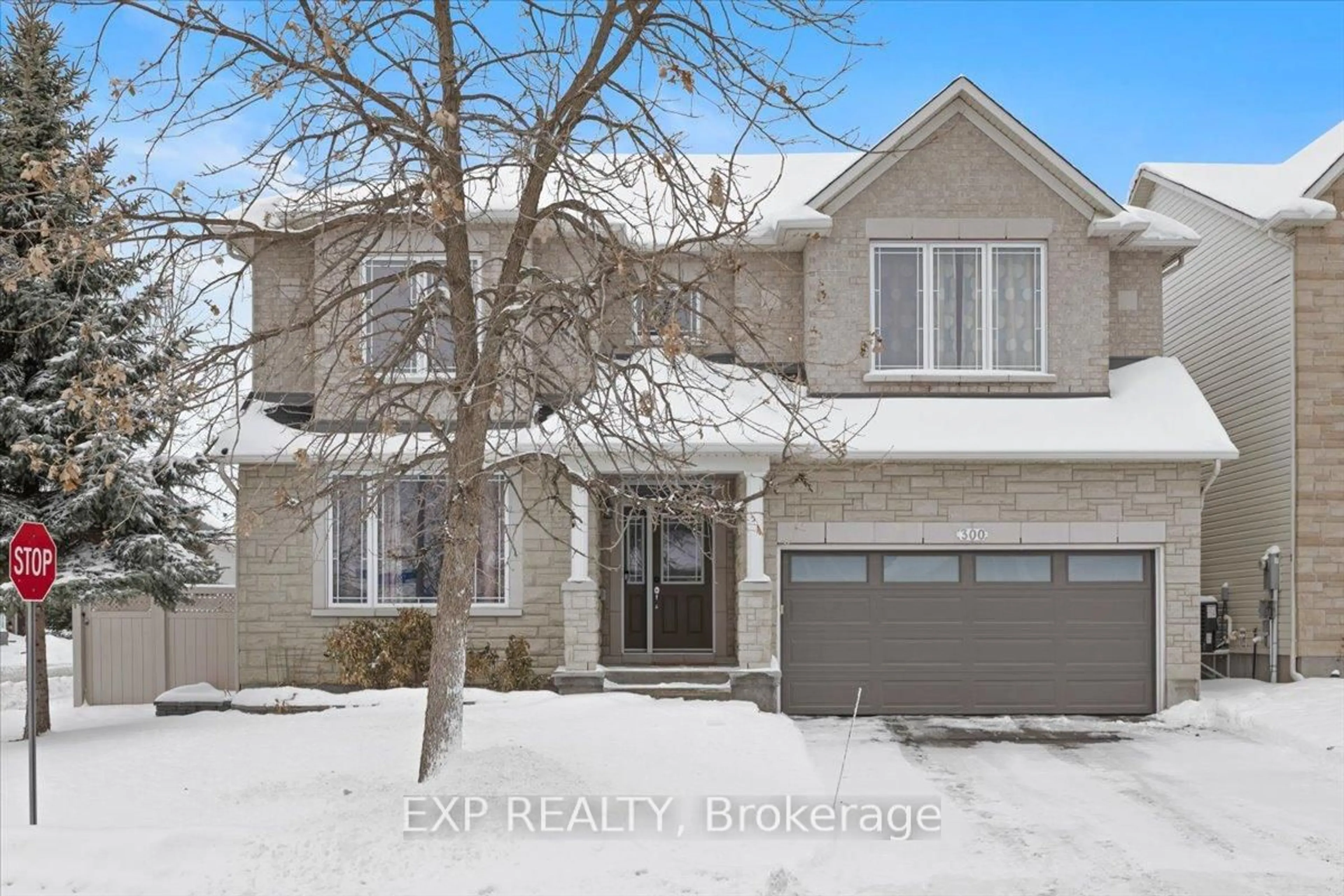 Home with brick exterior material, street for 300 Grayburn Way, Ottawa Ontario K2J 0V8