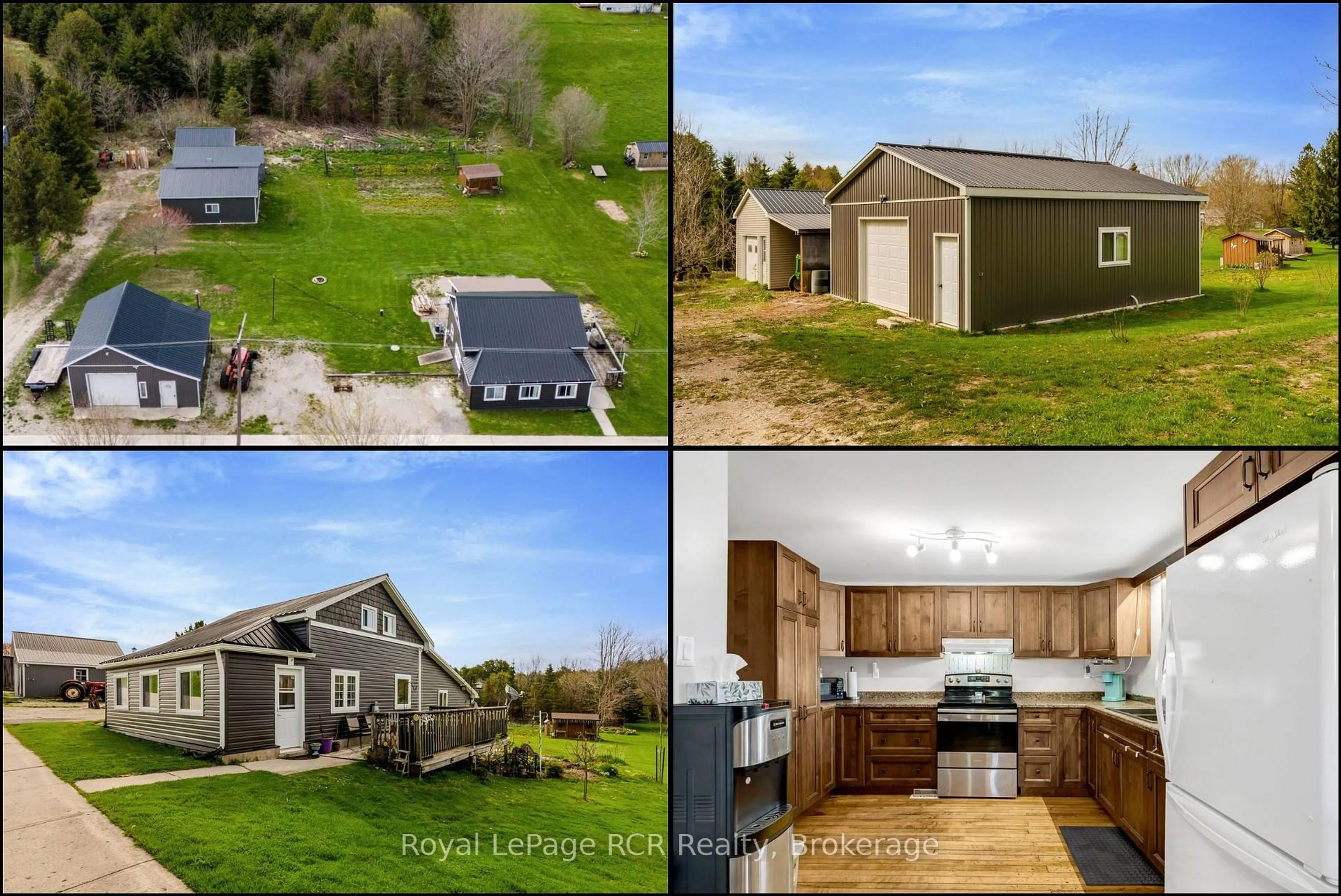 A pic from outside/outdoor area/front of a property/back of a property/a pic from drone, water/lake/river/ocean view for 181 Council Rd, South Bruce Ontario N0G 1W0