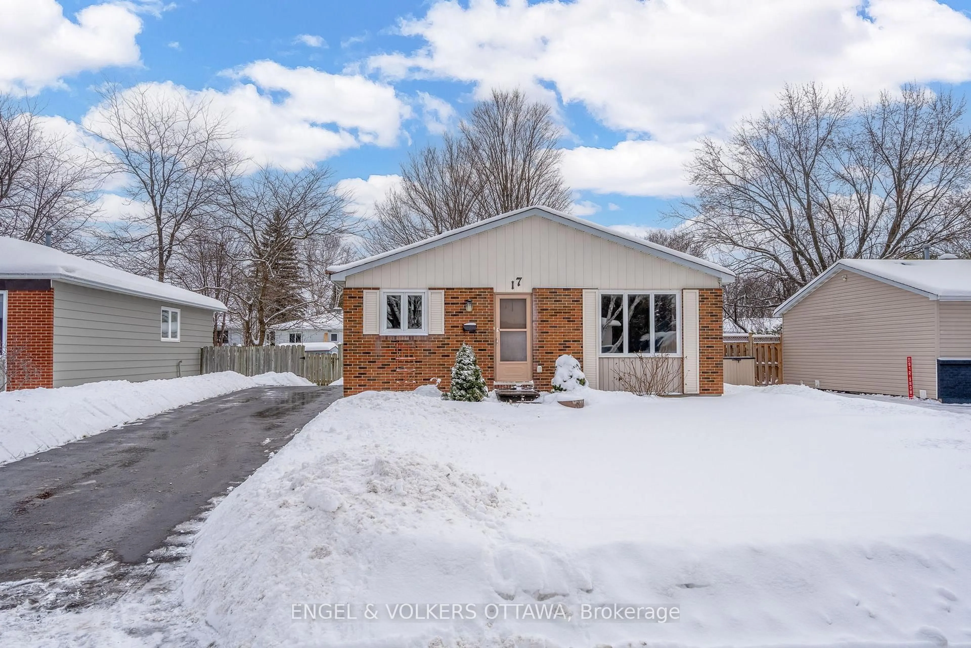 Home with brick exterior material, street for 17 Ballantrae Way, Ottawa Ontario K2L 1N3