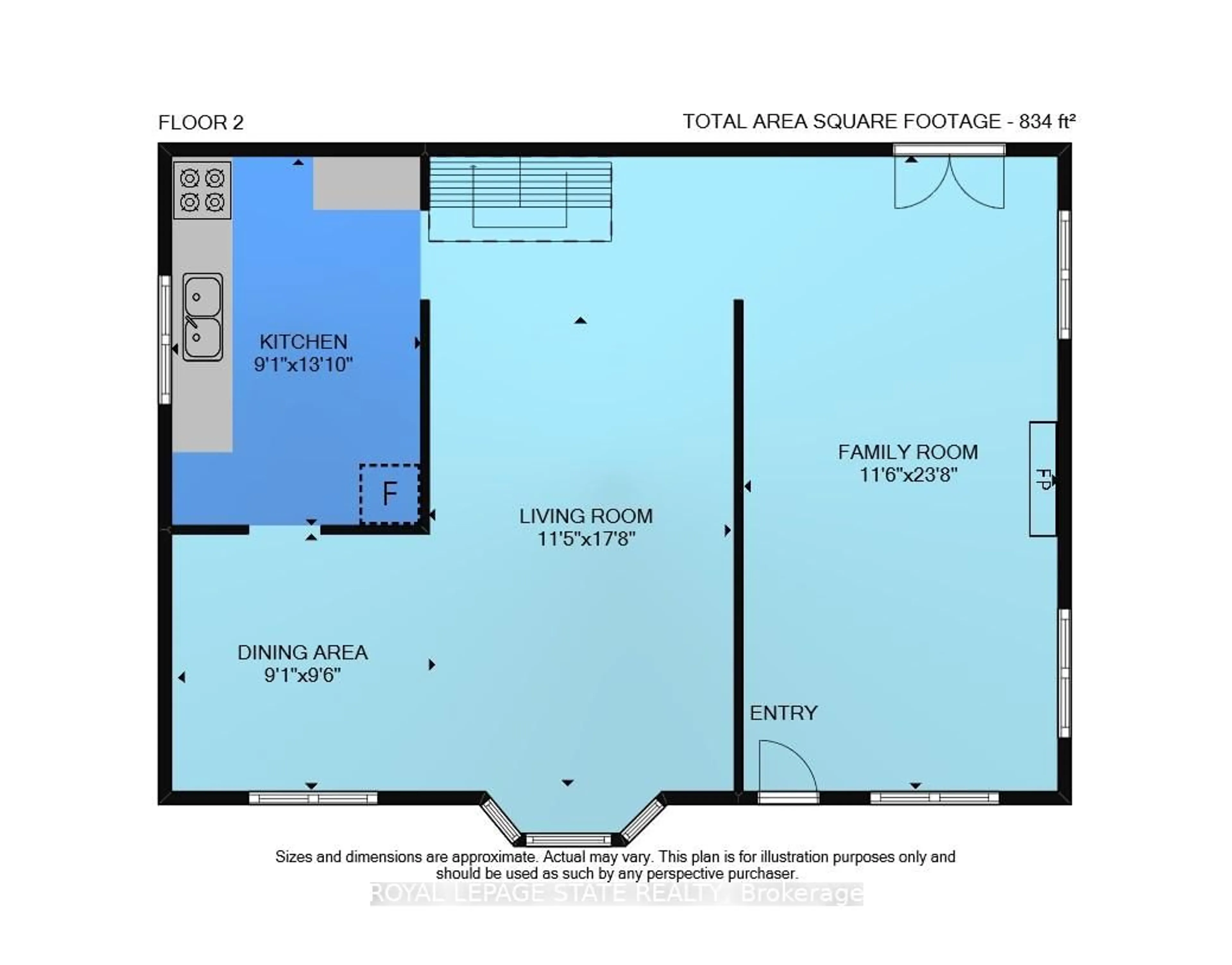Floor plan for 15 Grand Ave, Grimsby Ontario L3M 2R6