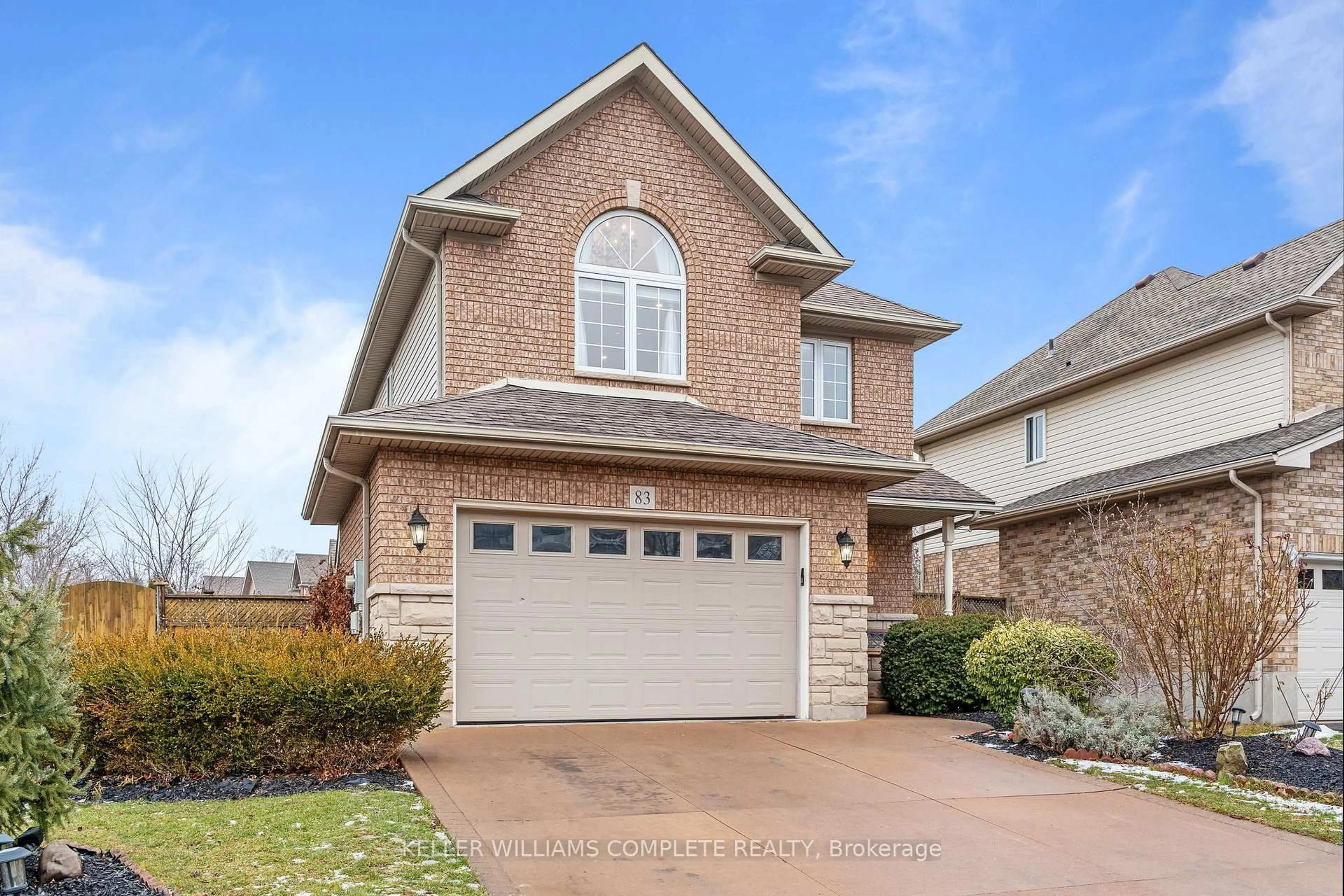 Home with brick exterior material, street for 83 Udell Way, Grimsby Ontario L3M 5K9