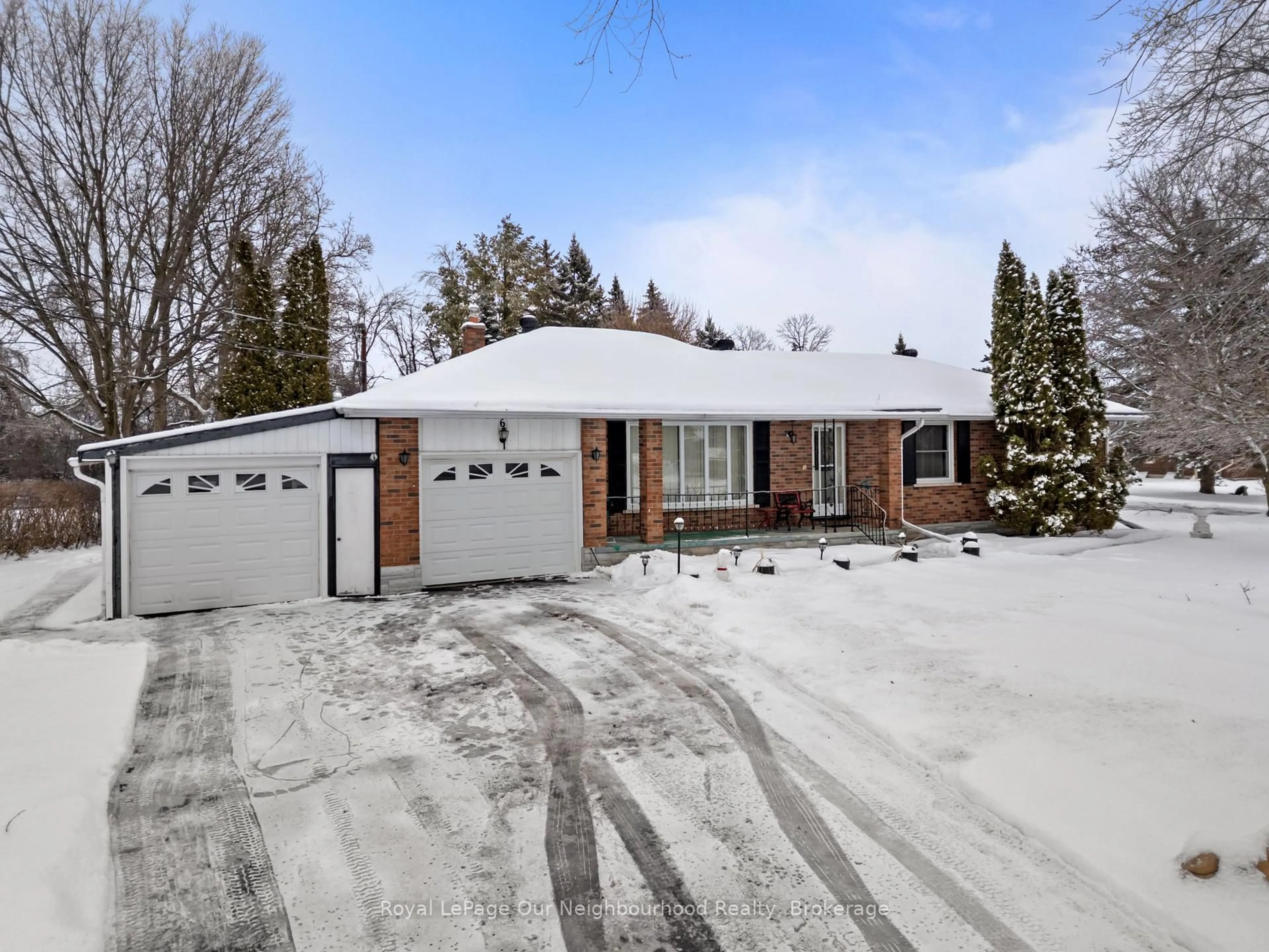 Home with brick exterior material, street for 6 Sandy Hook Rd, Quinte West Ontario K8R 1G2