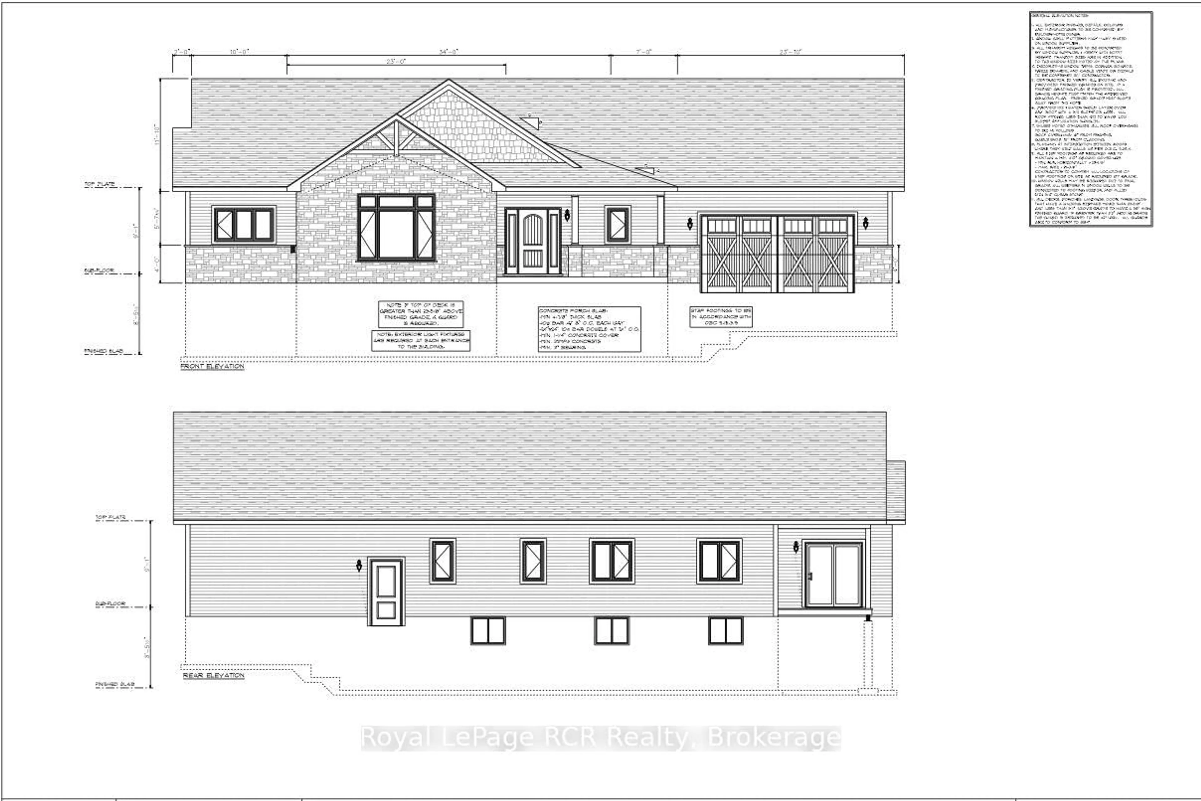Floor plan for 121 Feairs Dr, Southgate Ontario N0G 1N0