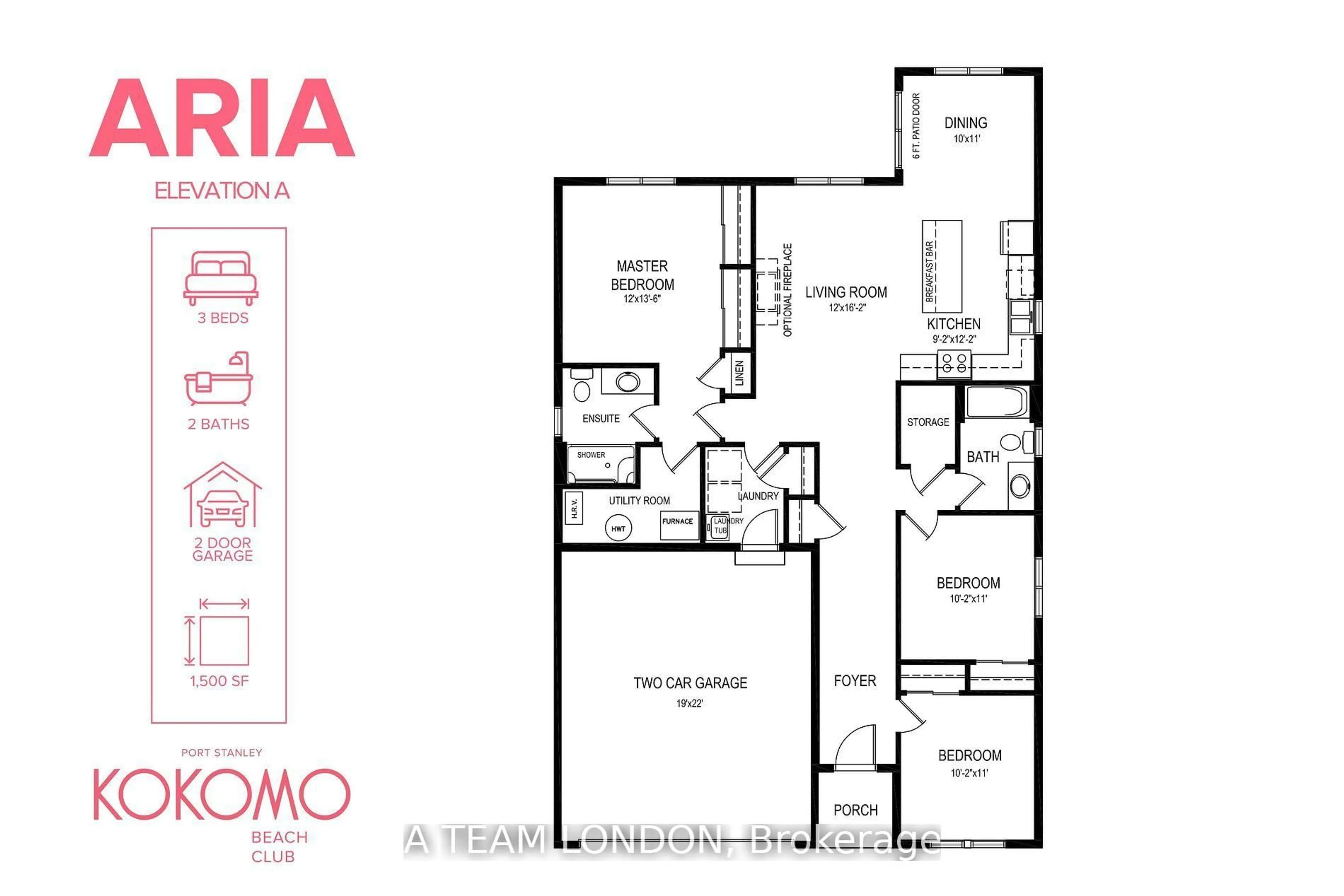 Floor plan for 25 Harbour Way, Central Elgin Ontario N5L 1C5