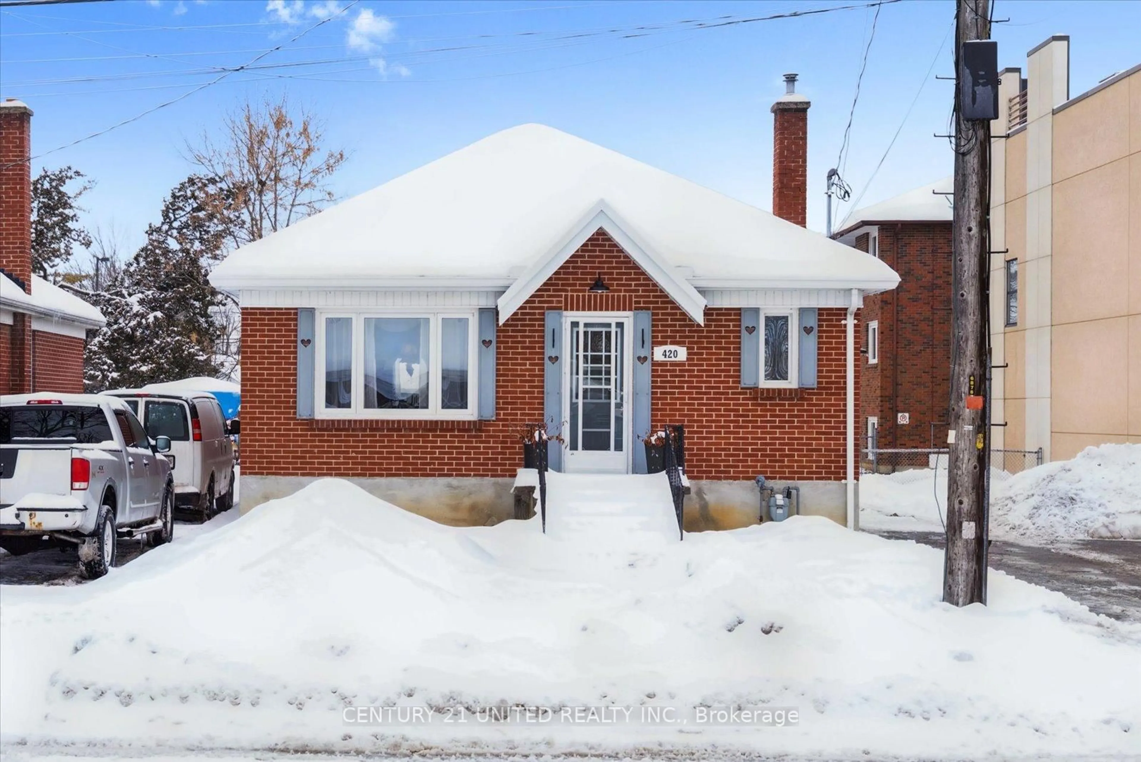 Home with brick exterior material, street for 420 Mckellar St, Peterborough Ontario K9J 7C1