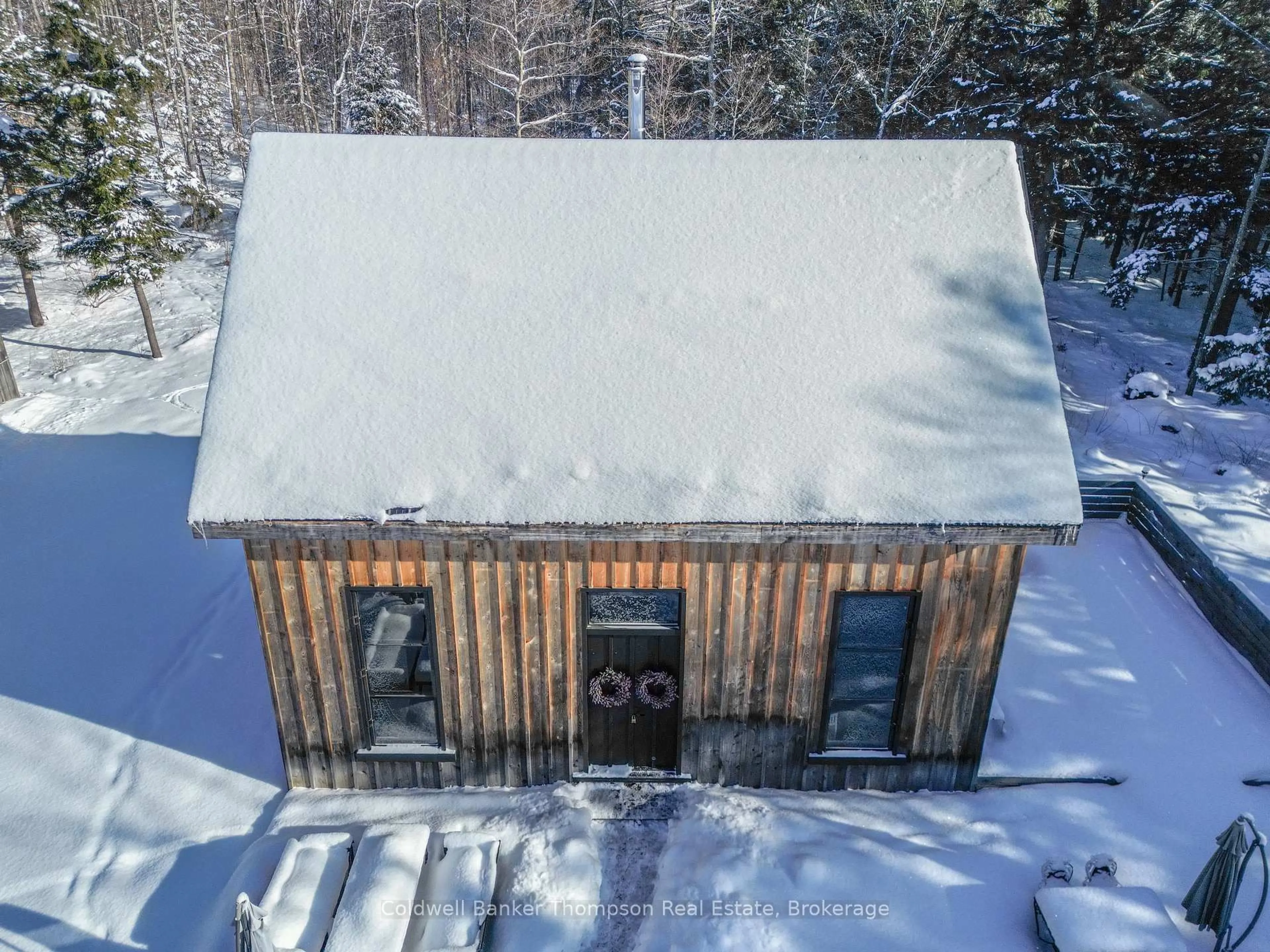 A pic from outside/outdoor area/front of a property/back of a property/a pic from drone, building for 2825 Midlothian Rd, Ryerson Ontario P0A 1C0