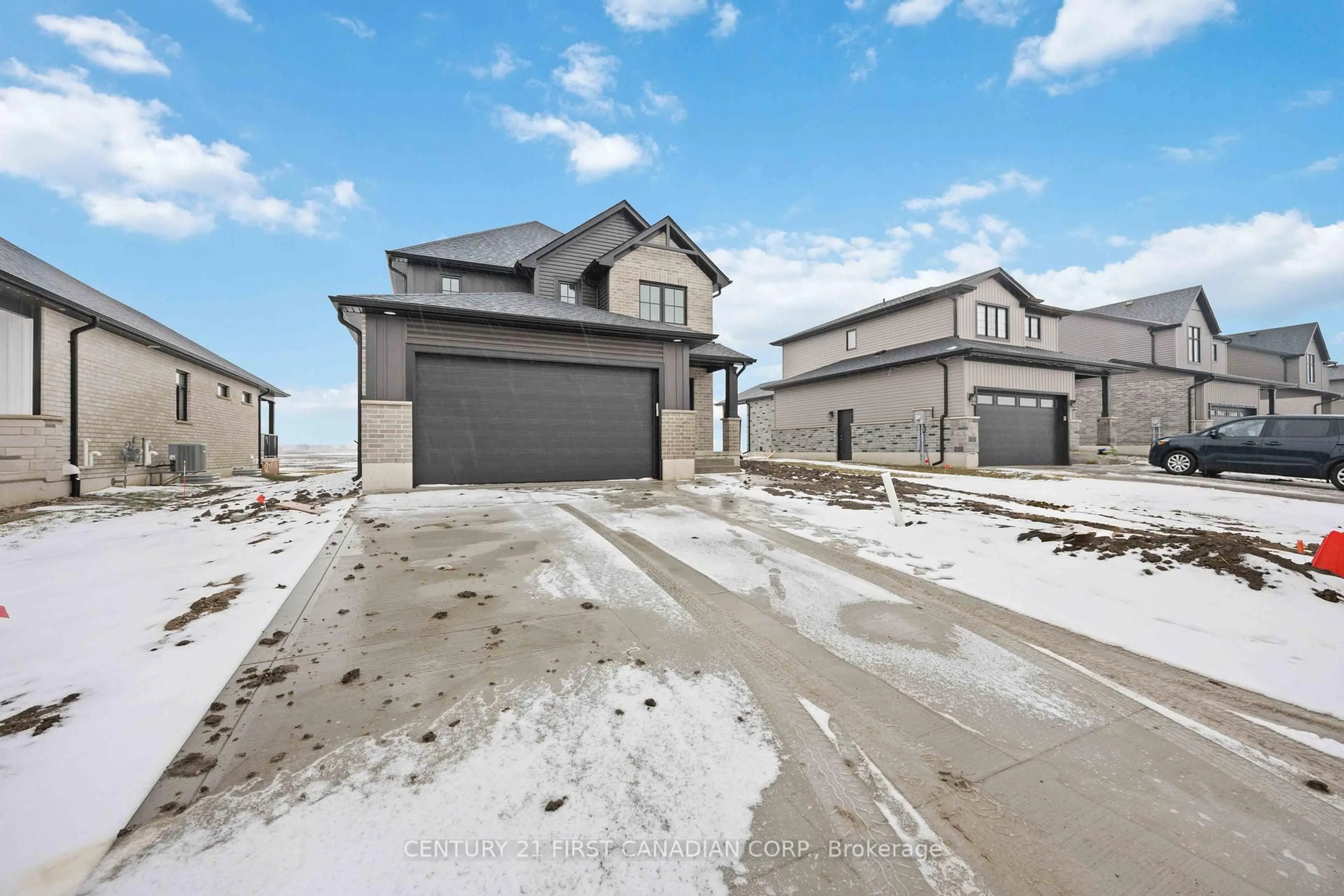 A pic from outside/outdoor area/front of a property/back of a property/a pic from drone, street for 656 Ketter Way, Plympton-Wyoming Ontario N0N 1T0