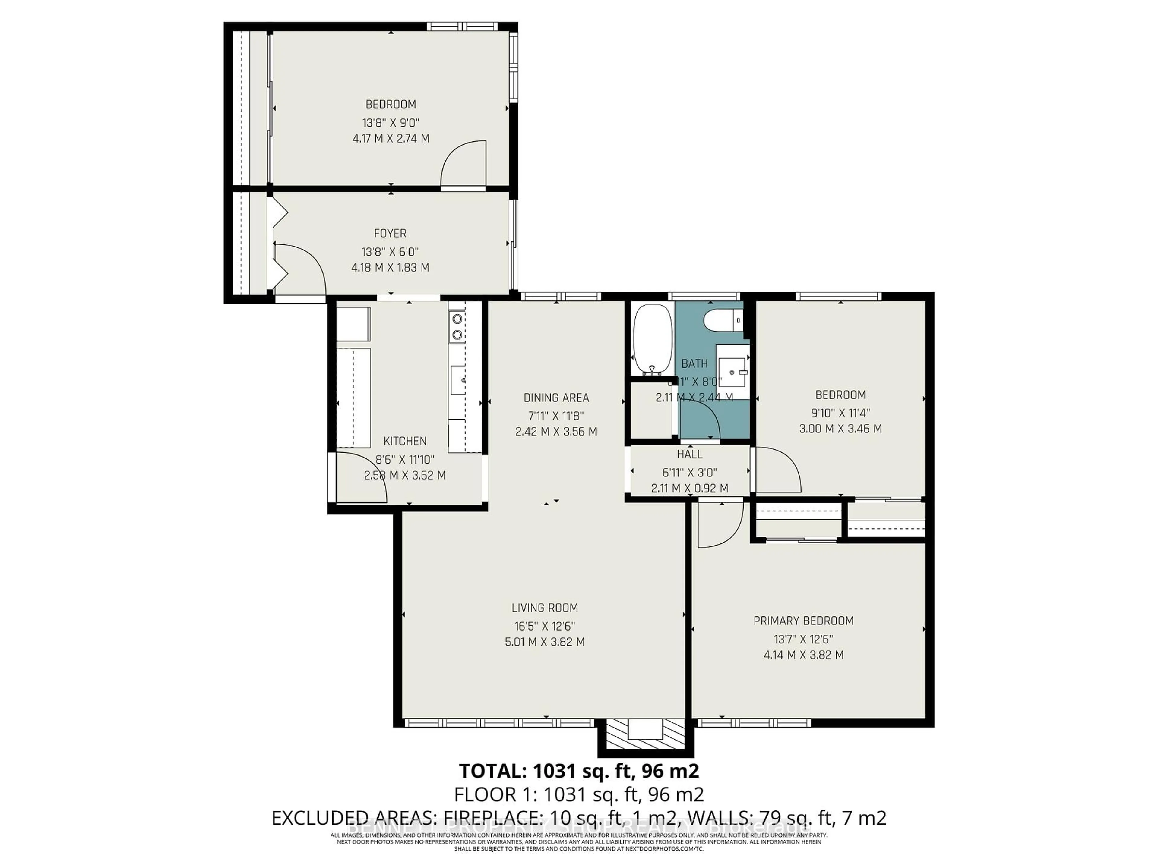 Floor plan for 1327 Avenue S Ave, Ottawa Ontario K1G 0C4
