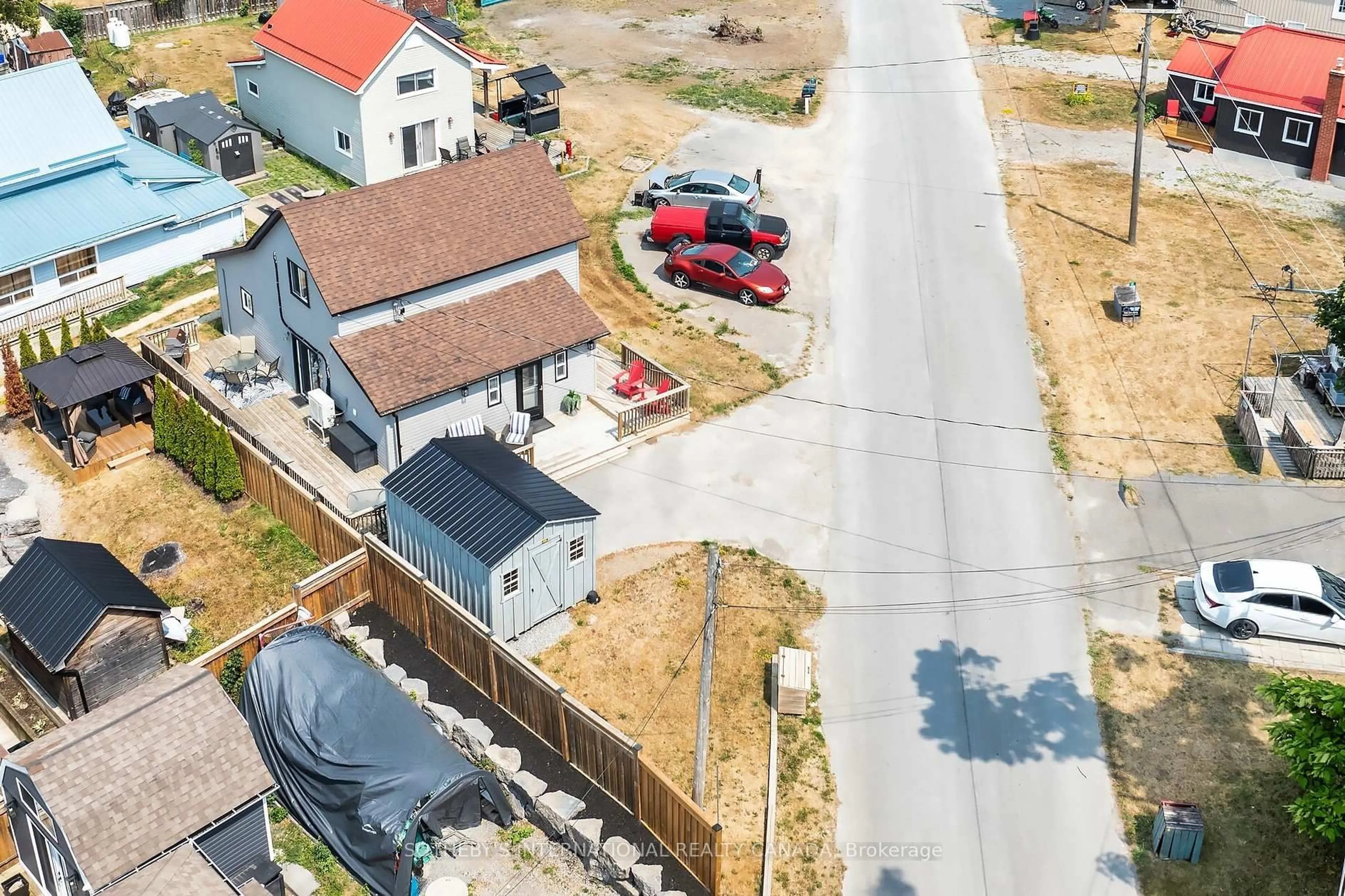 A pic from outside/outdoor area/front of a property/back of a property/a pic from drone, street for 42 Pavillion Rd, Kawartha Lakes Ontario K0M 1L0