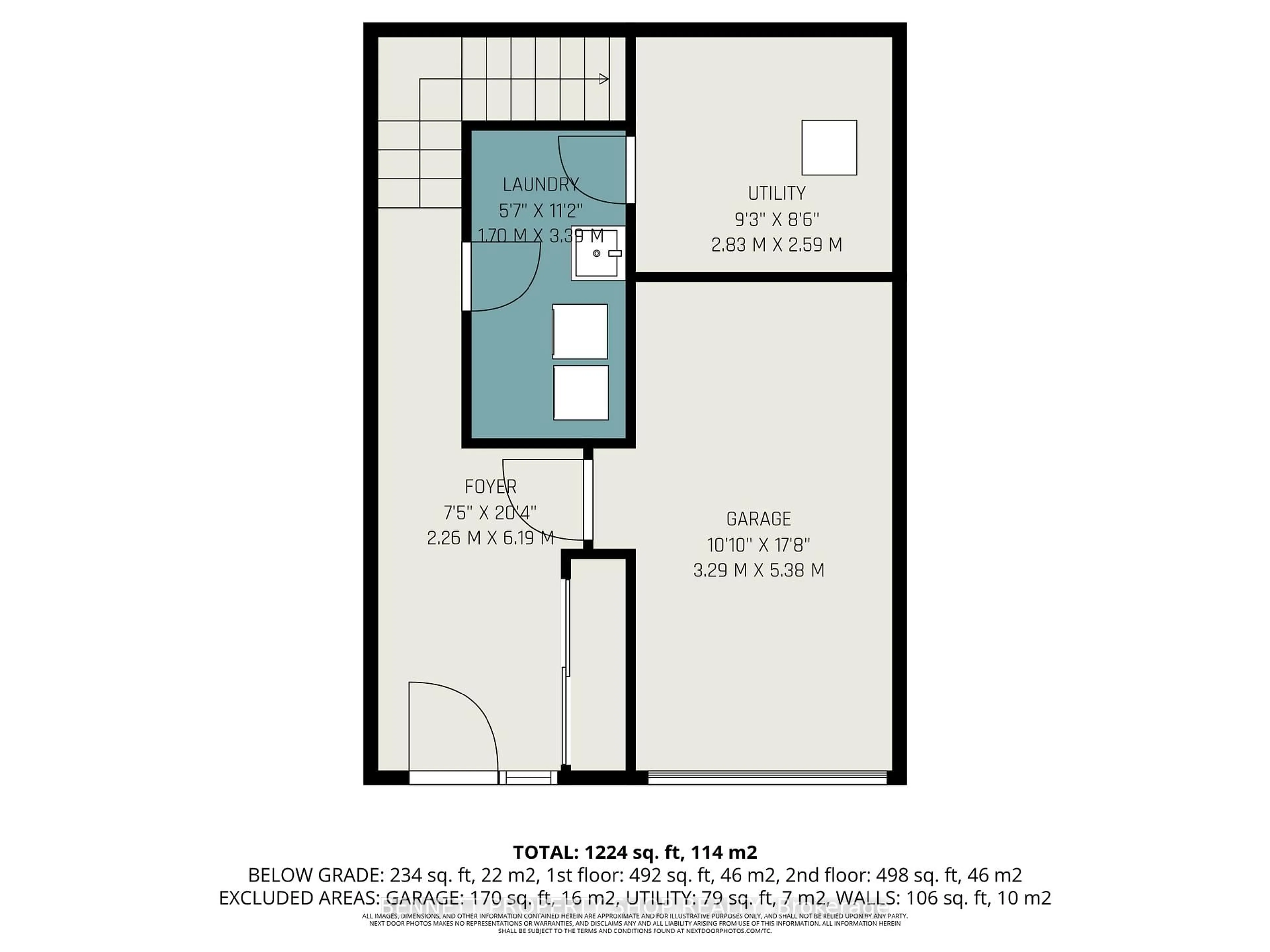 Floor plan for 716 Confluence Walk, Orleans Ontario K4A 5R7