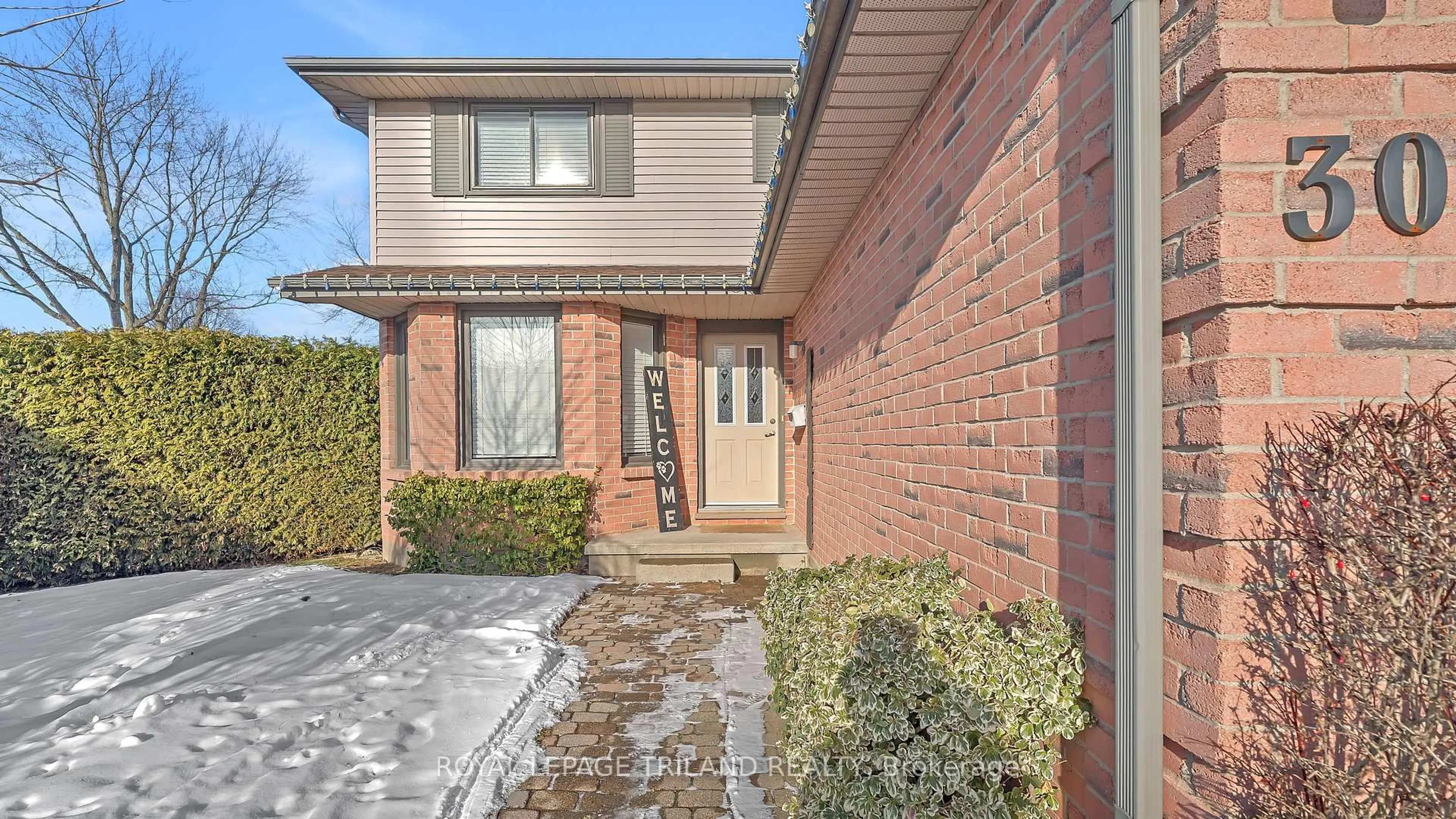 Home with brick exterior material, street for 30 Sloane Cres, London South Ontario N6E 3A5