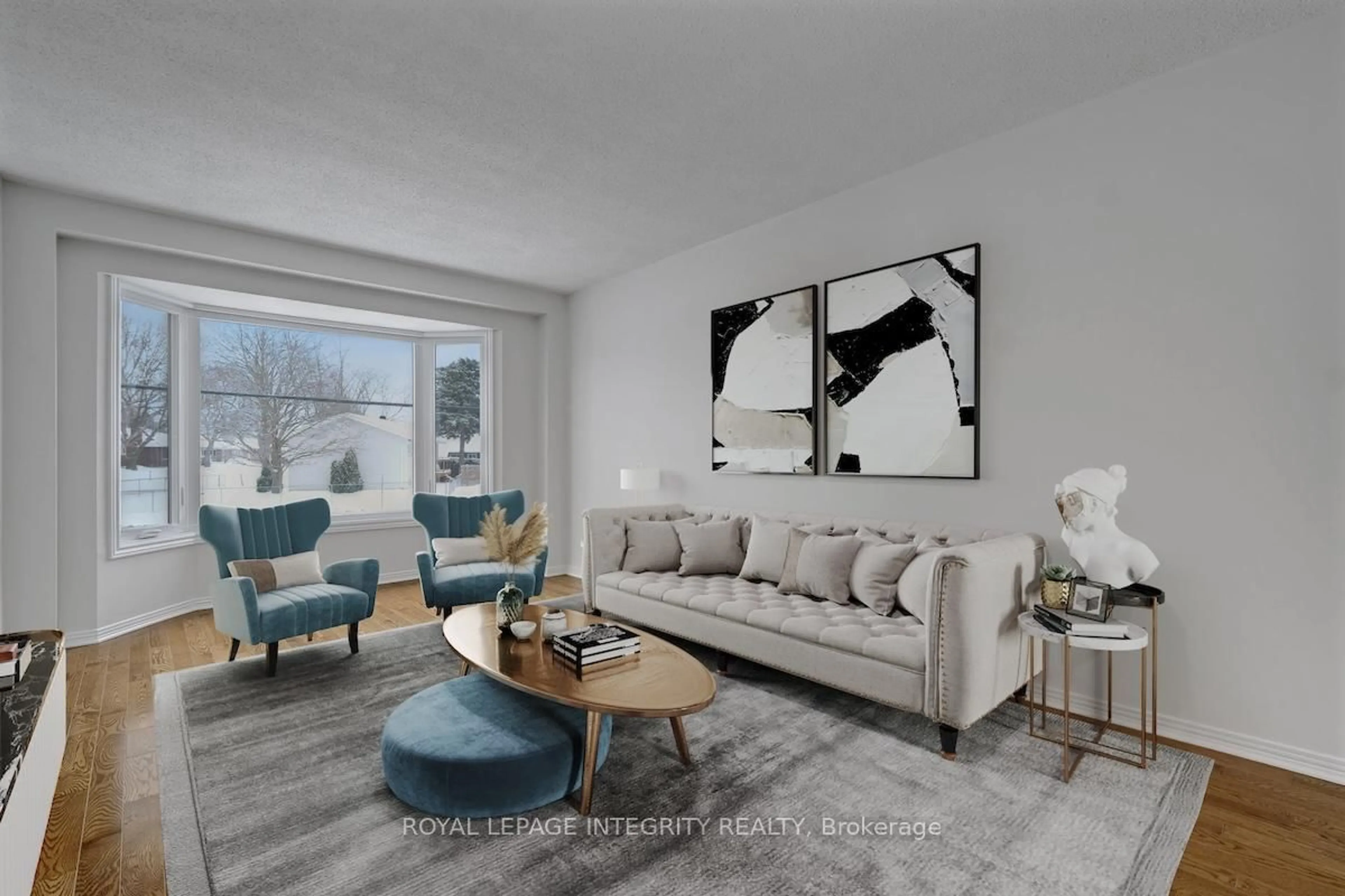 Living room with furniture, unknown for 2177 Lenester Ave, Ottawa Ontario K2A 4A9