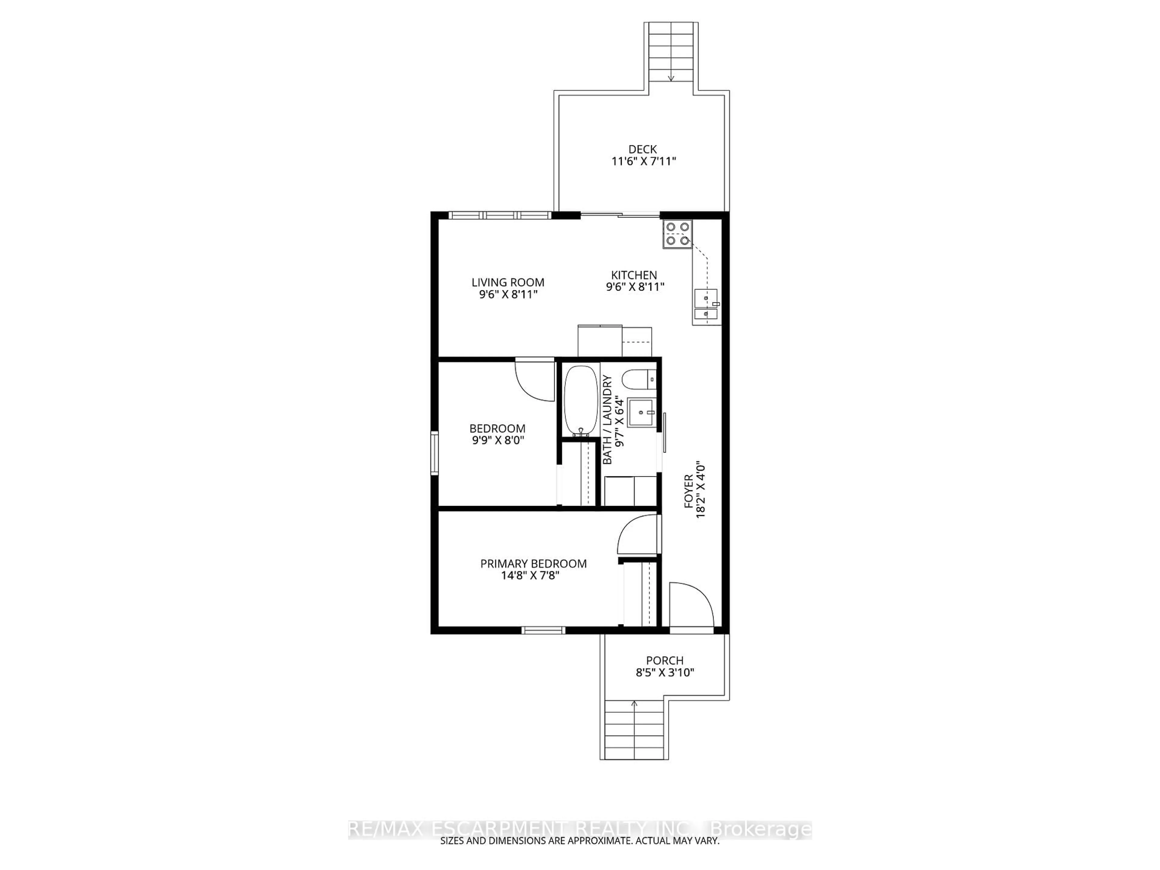 Floor plan for 218 East 8th St, Hamilton Ontario L9A 3L8