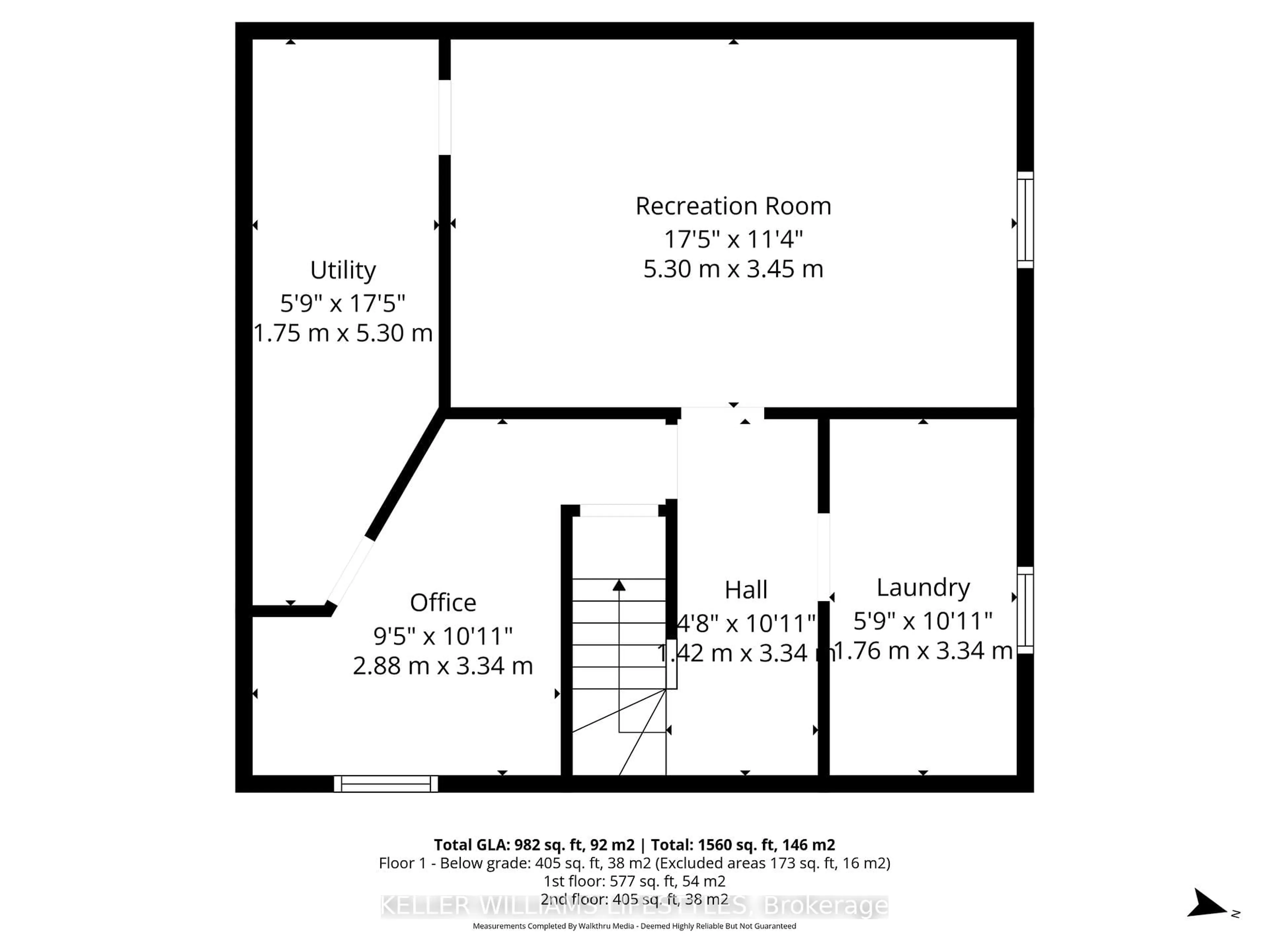 Floor plan for 40 Elliott St, London East Ontario N5Y 2E4