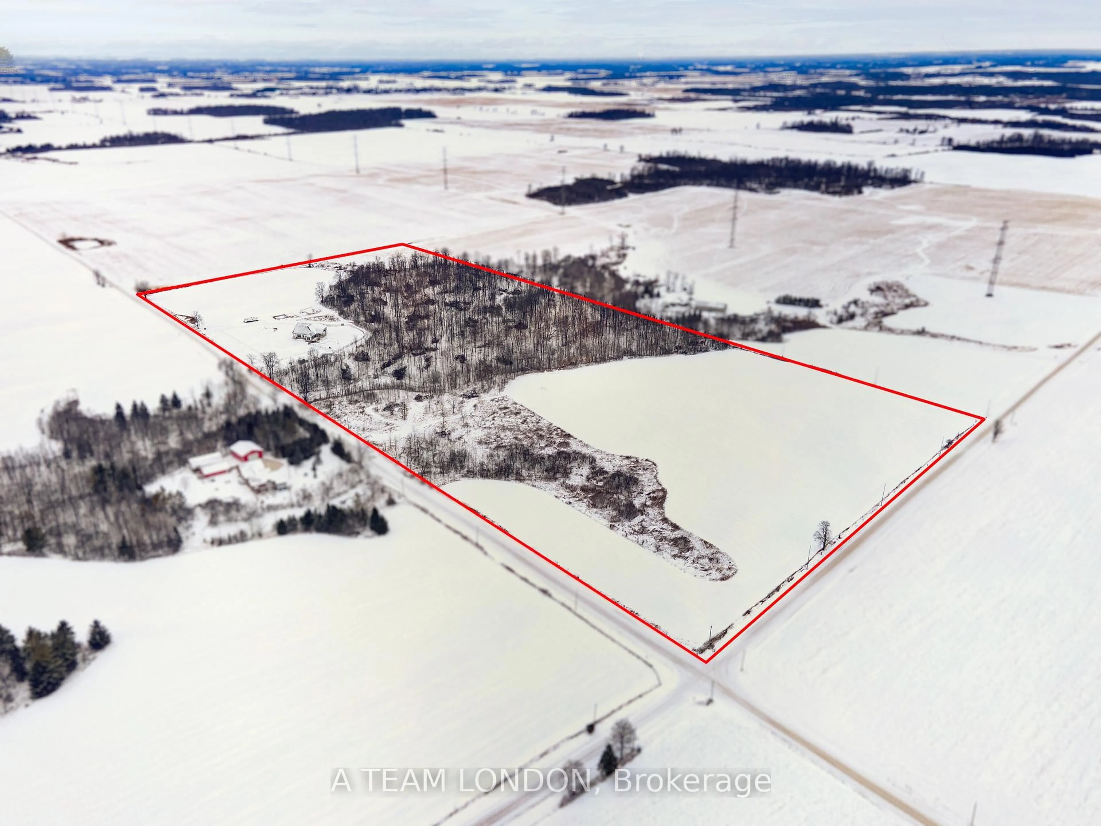 A pic from outside/outdoor area/front of a property/back of a property/a pic from drone, unknown for 21298 Springfield Rd, Southwest Middlesex Ontario N0L 1T0