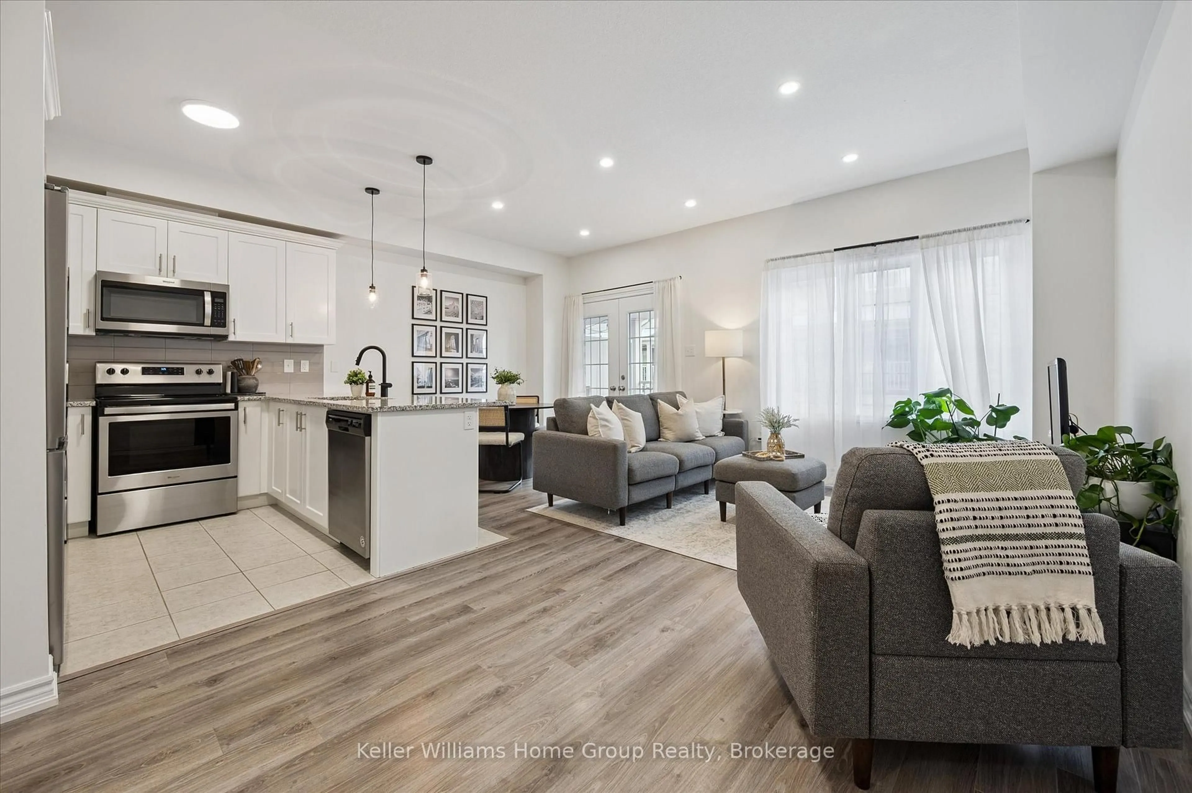 Open concept kitchen, unknown for 88 DeCorso Dr #17, Guelph Ontario N1L 0A1